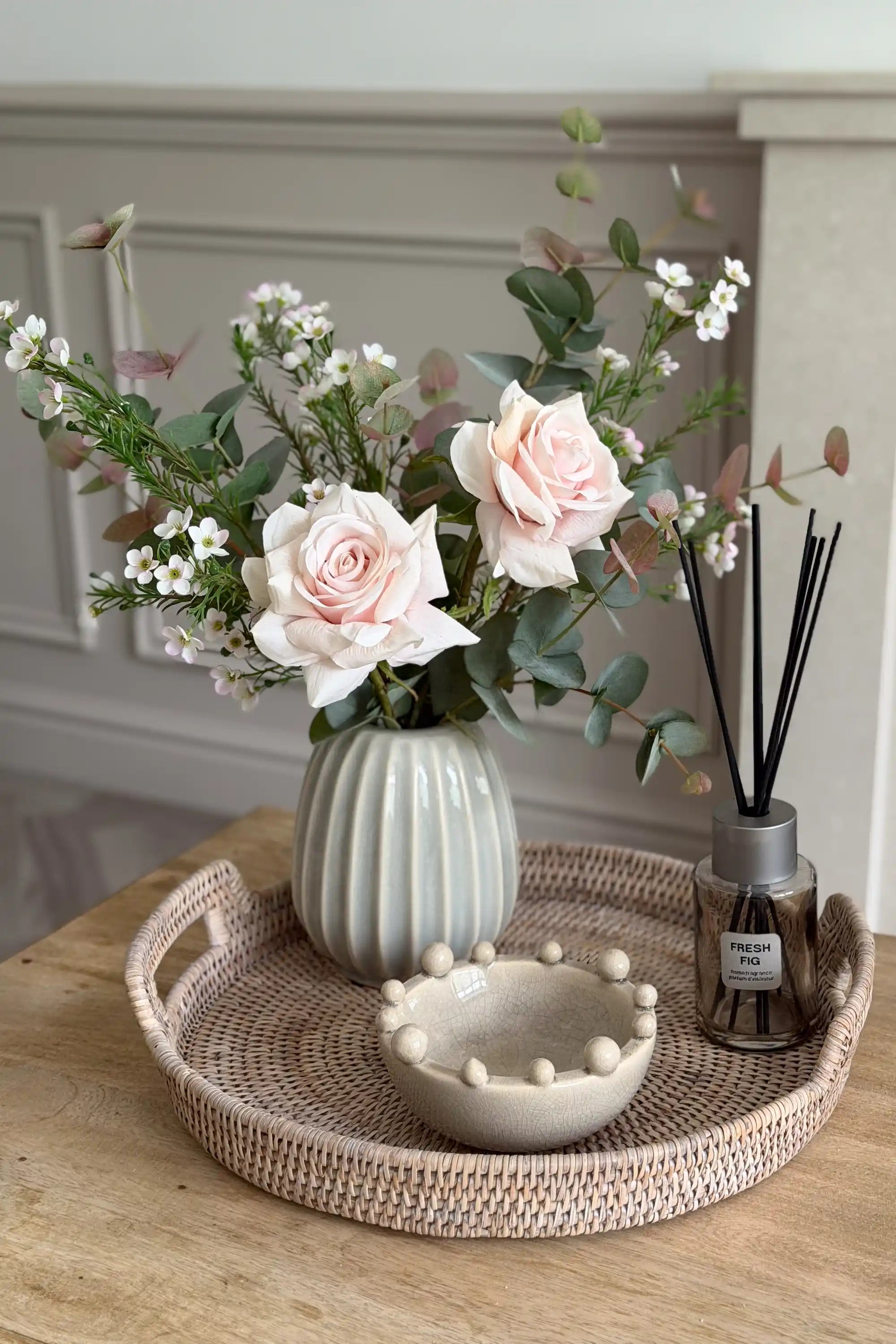 Lucca Blush Rose Accent Arrangement