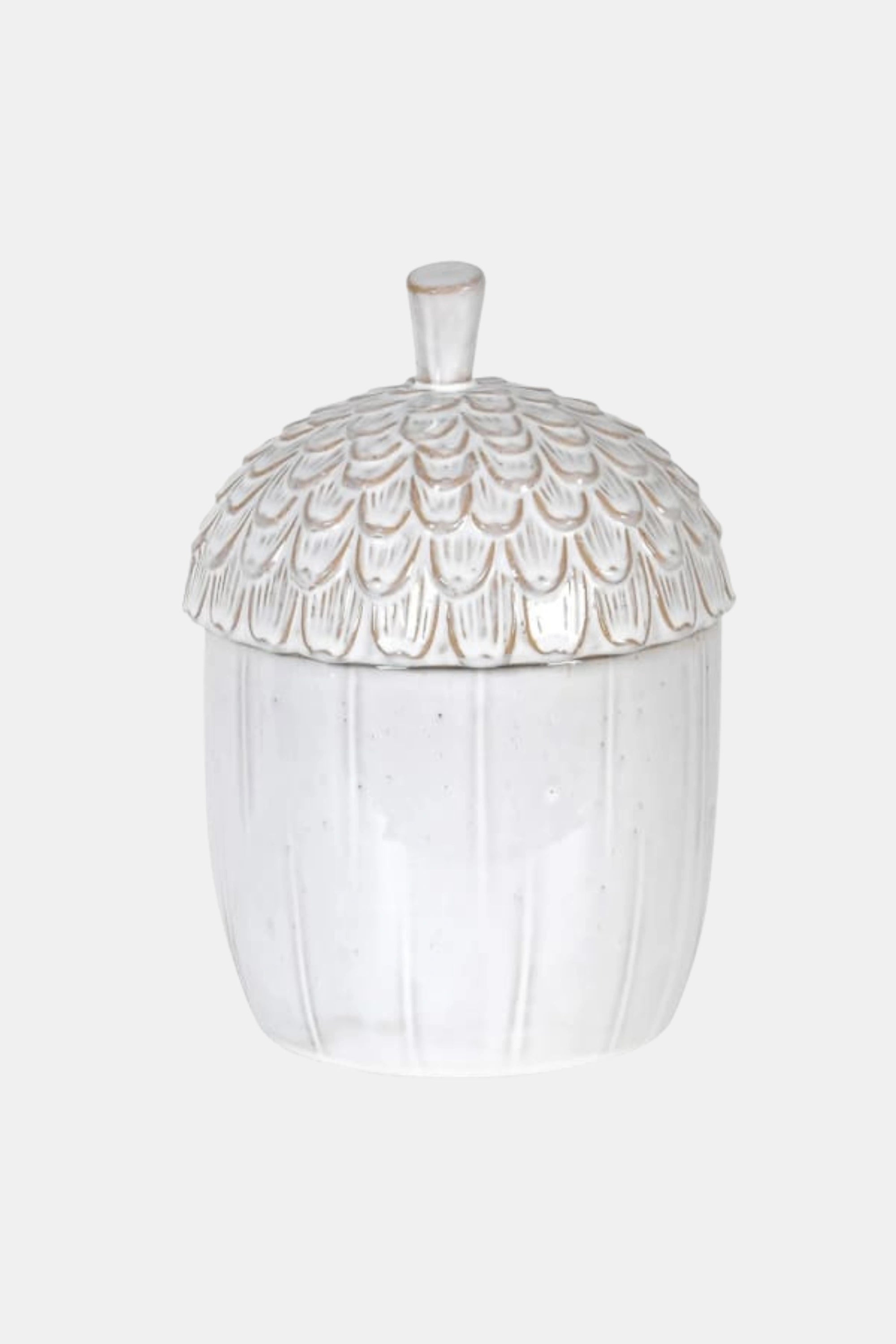 Grey Acorn Jar