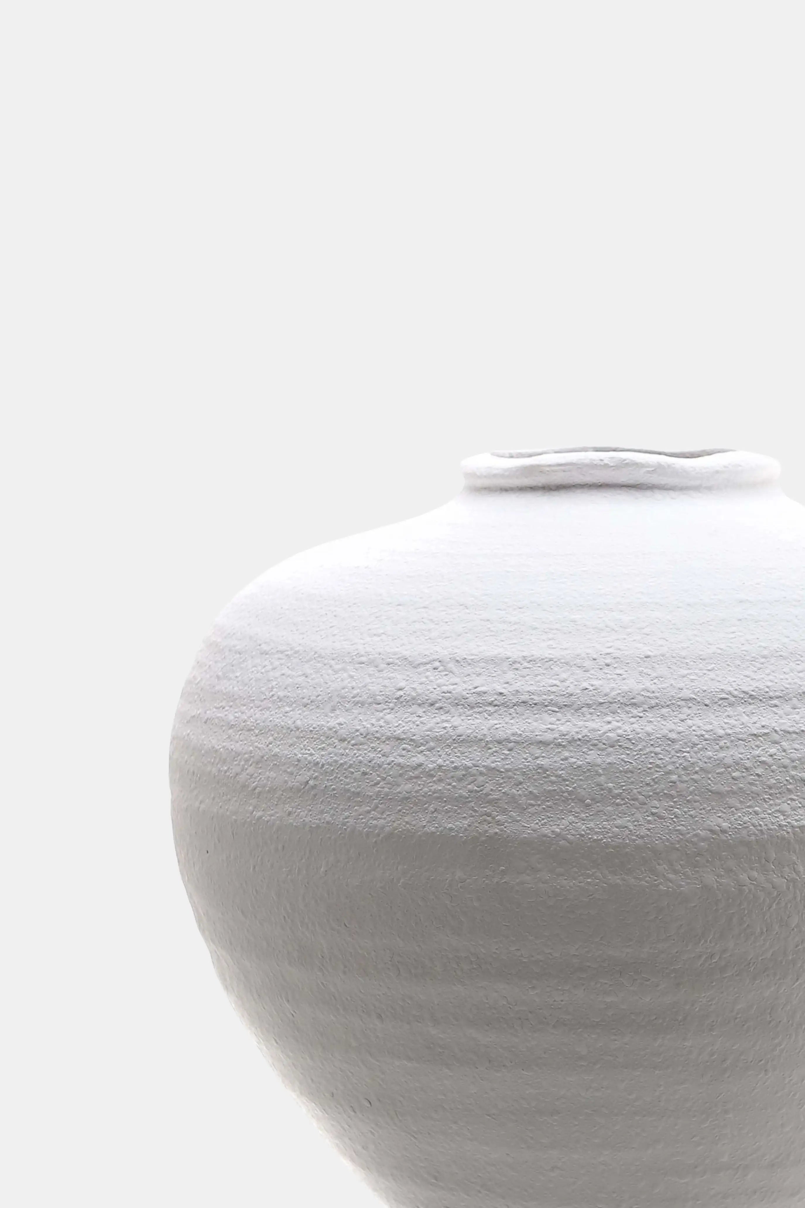 Athens White Vase