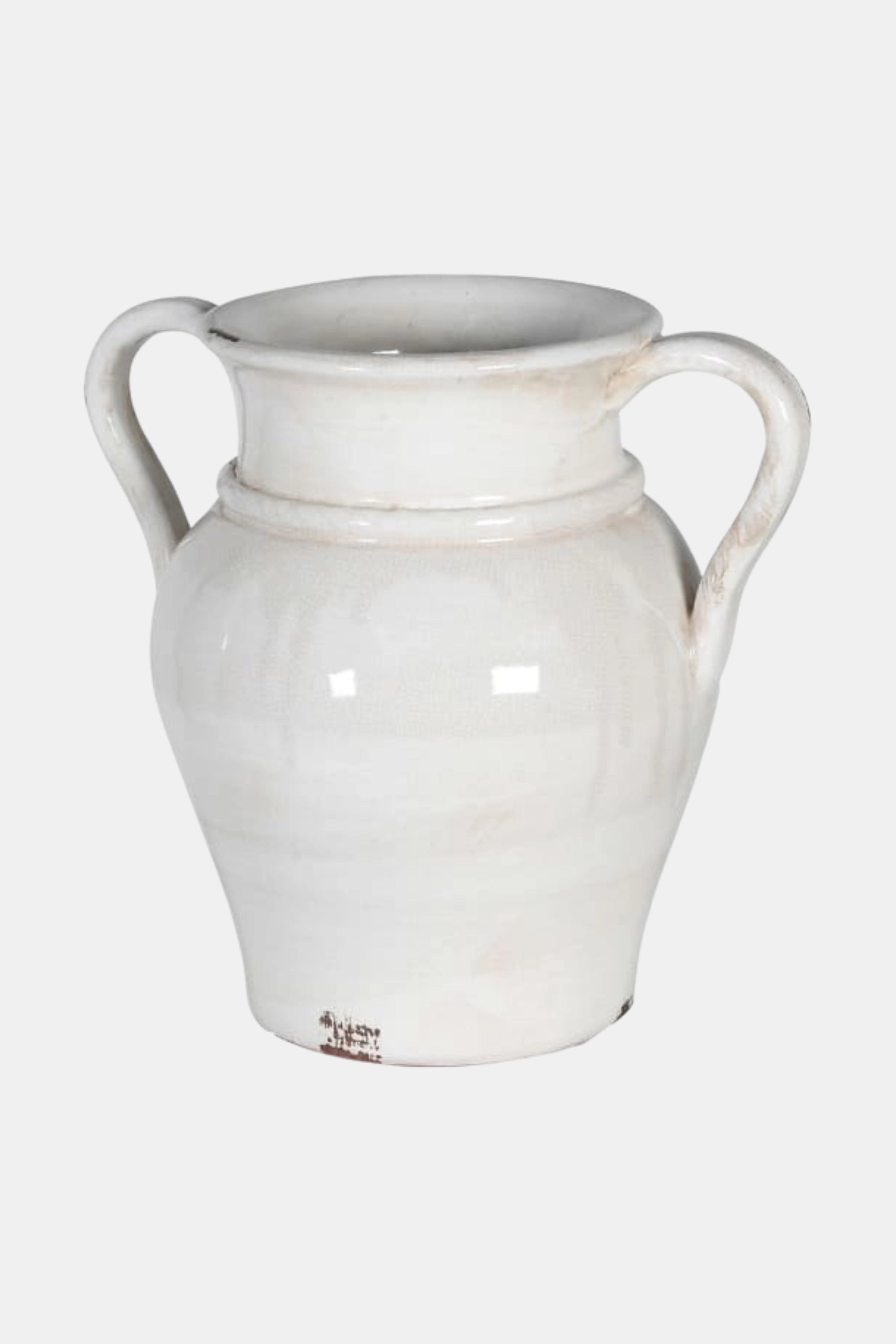 Positano Cream Distressed Vase