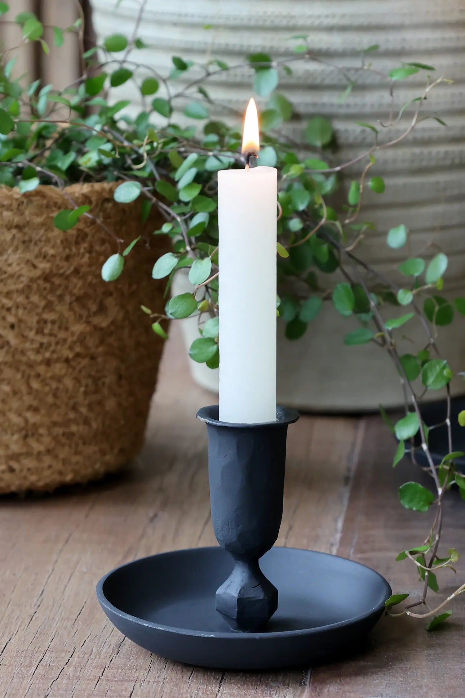Black Candlestick Holder