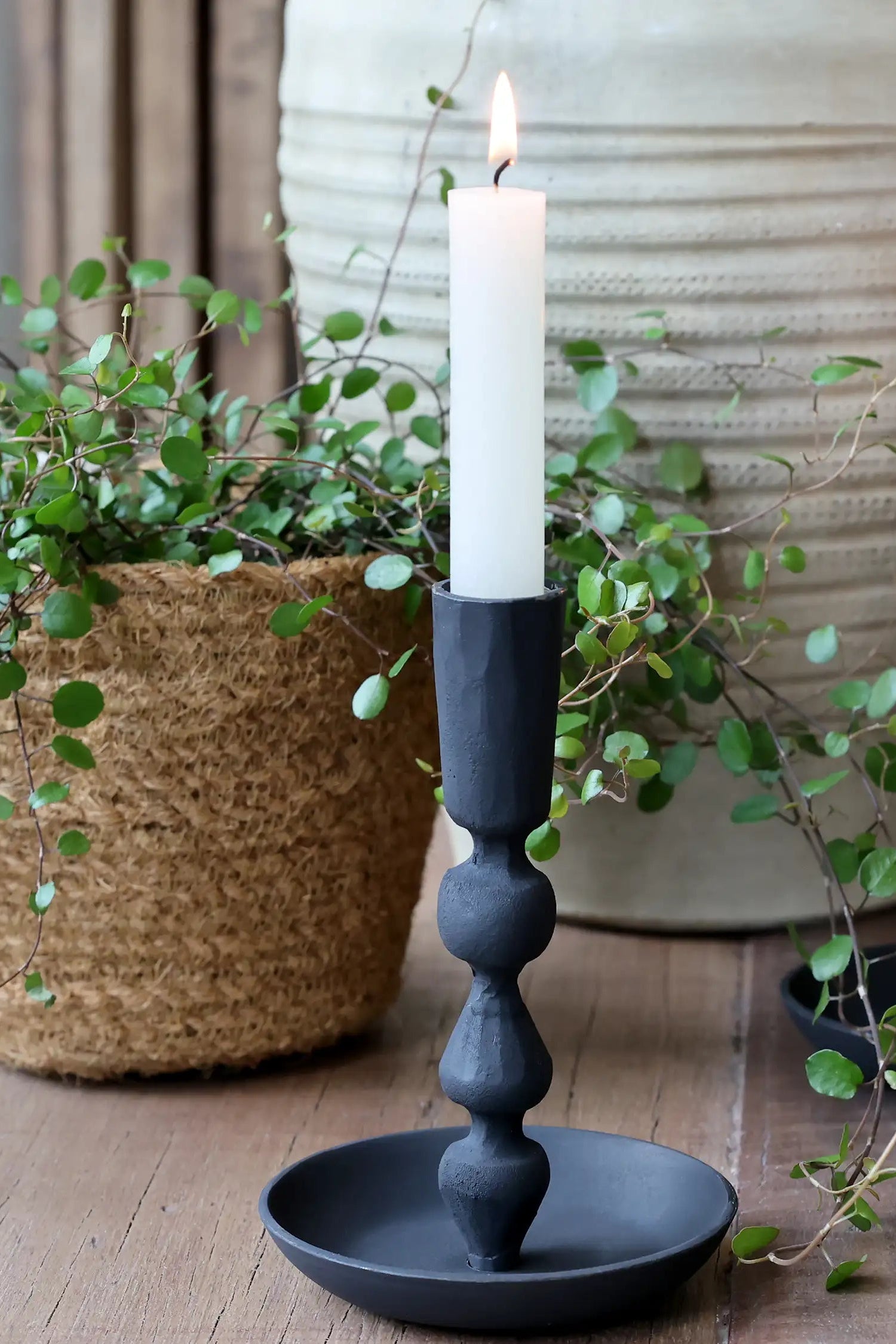 Black Candlestick Holder