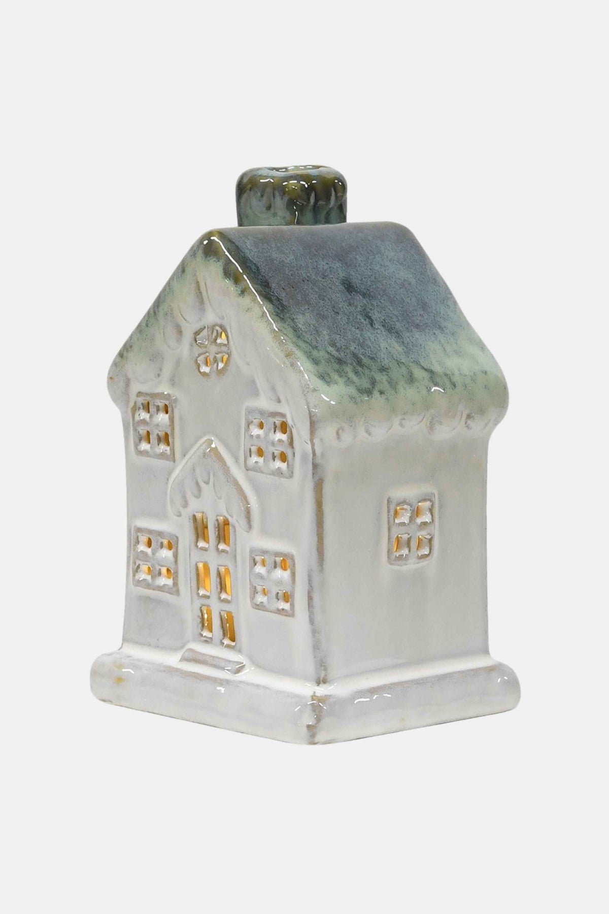 Frosted Fern LED Cottage