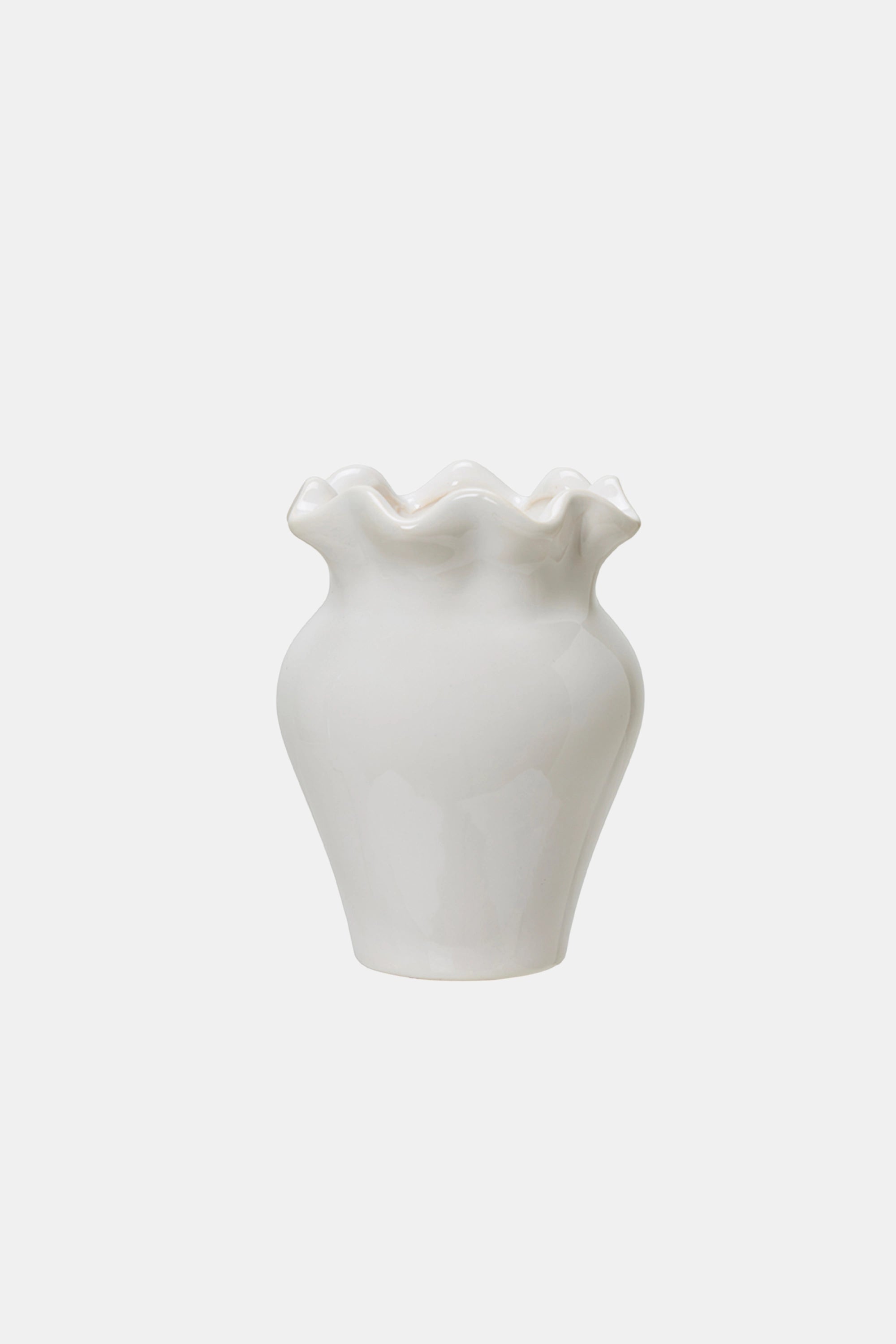 Serena Ruffle Small Bud Vase