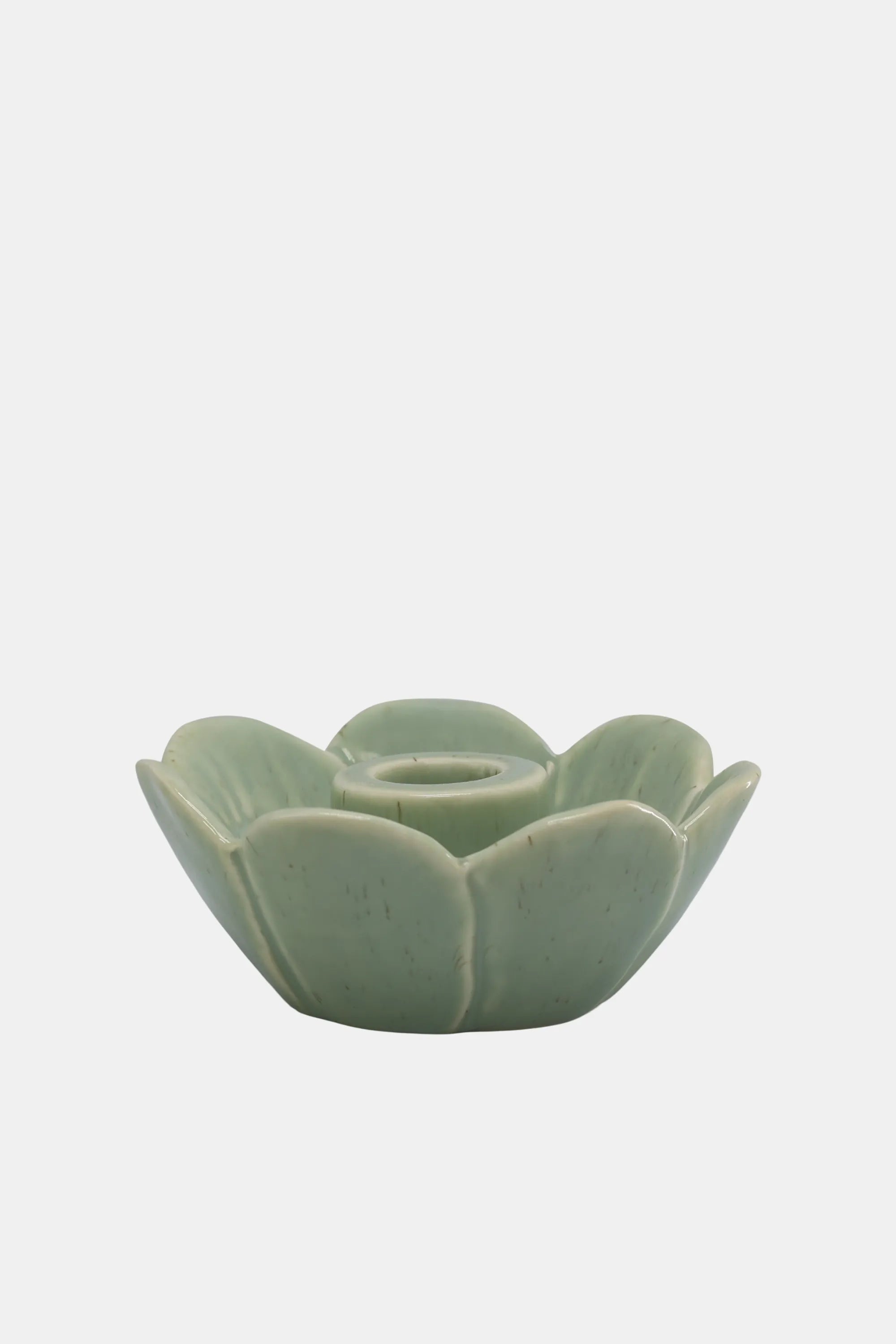 Mint Petal Candle Holder