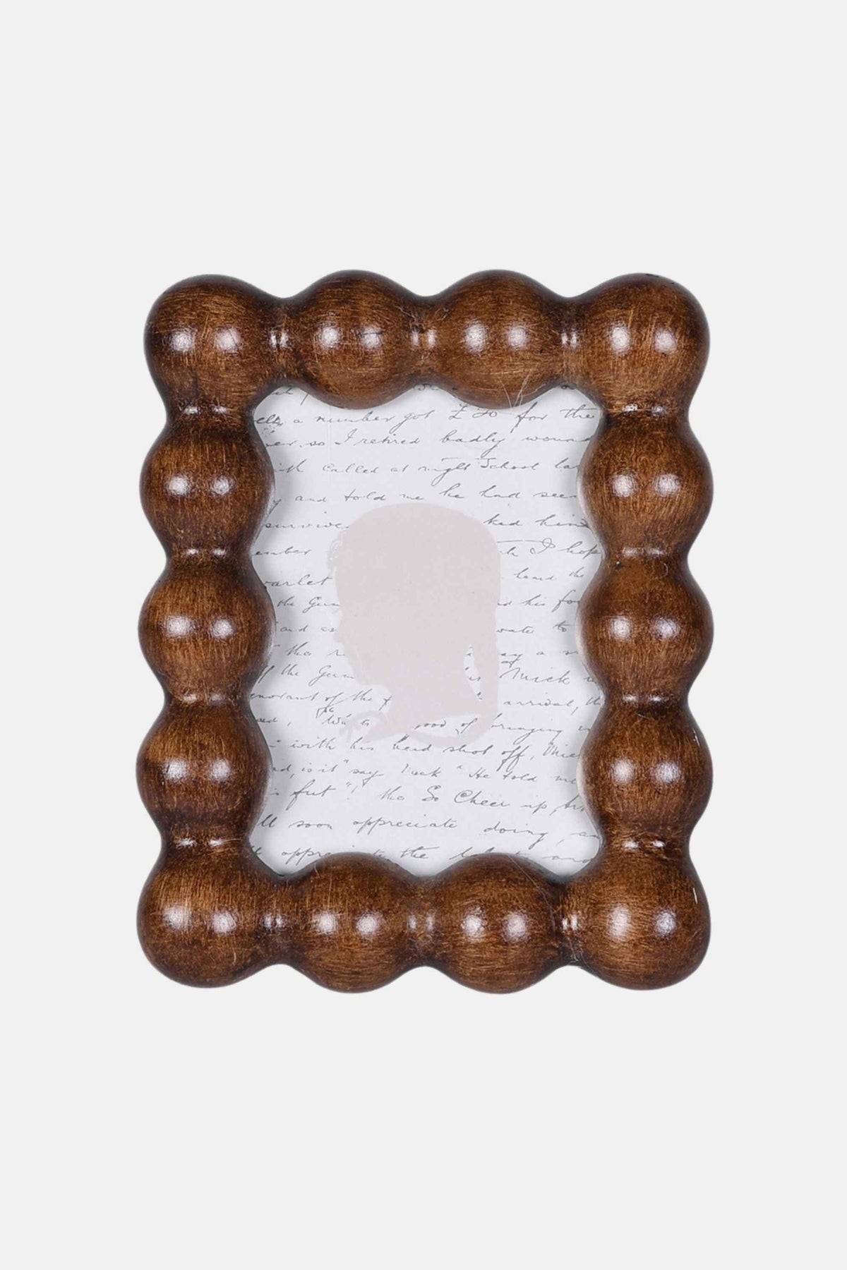 Bobble Wood Effect Mini Photo Frame