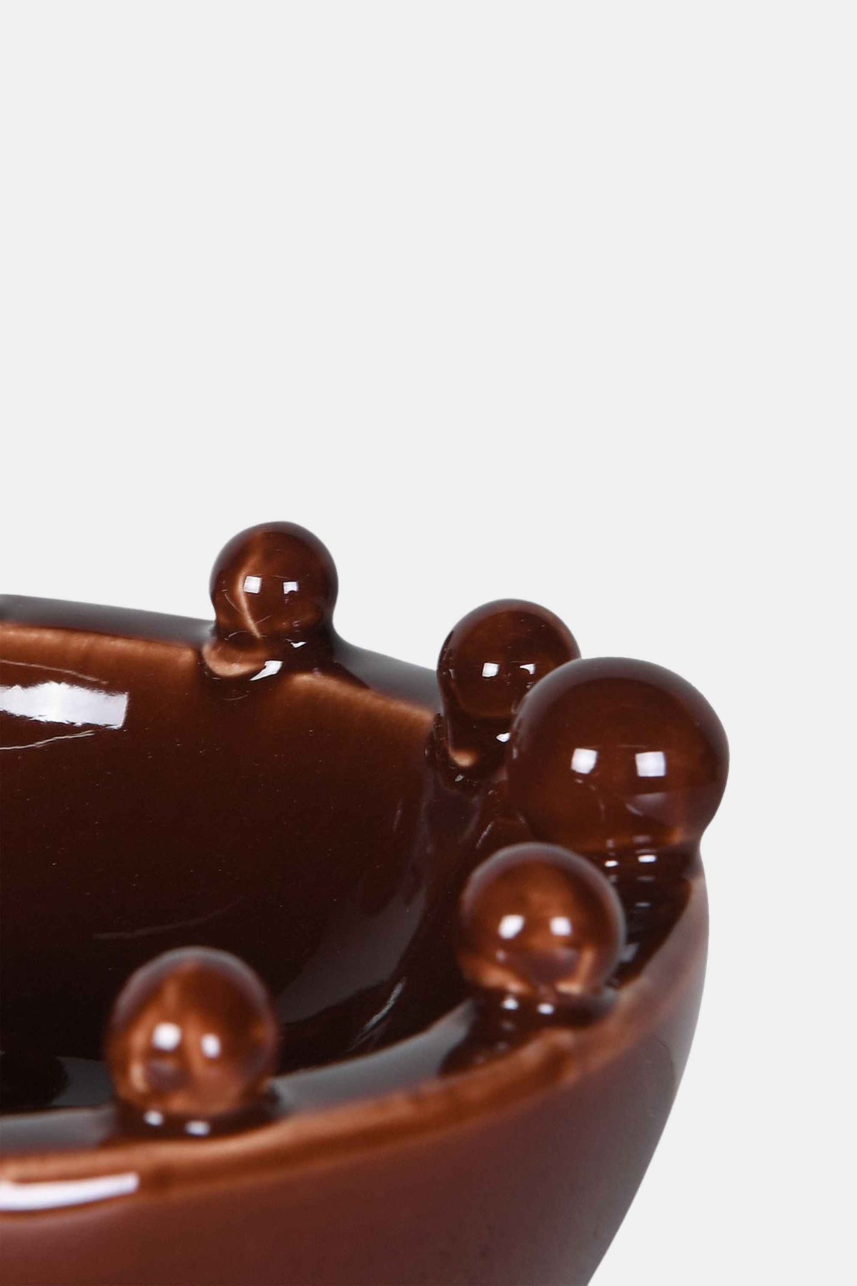 Brown Trinket Bobble Bowl