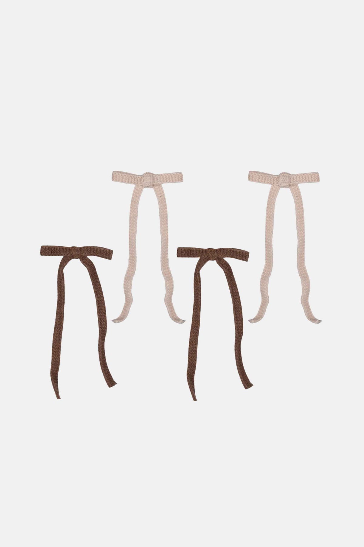 Neutral Bow Clips (Set of 4)