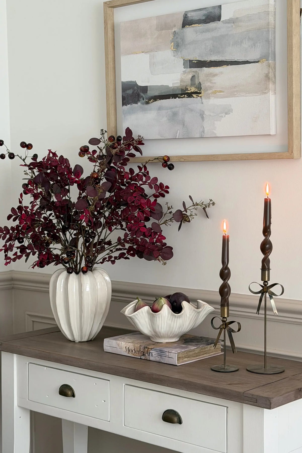 Ruffle Edge Decorative Bowl