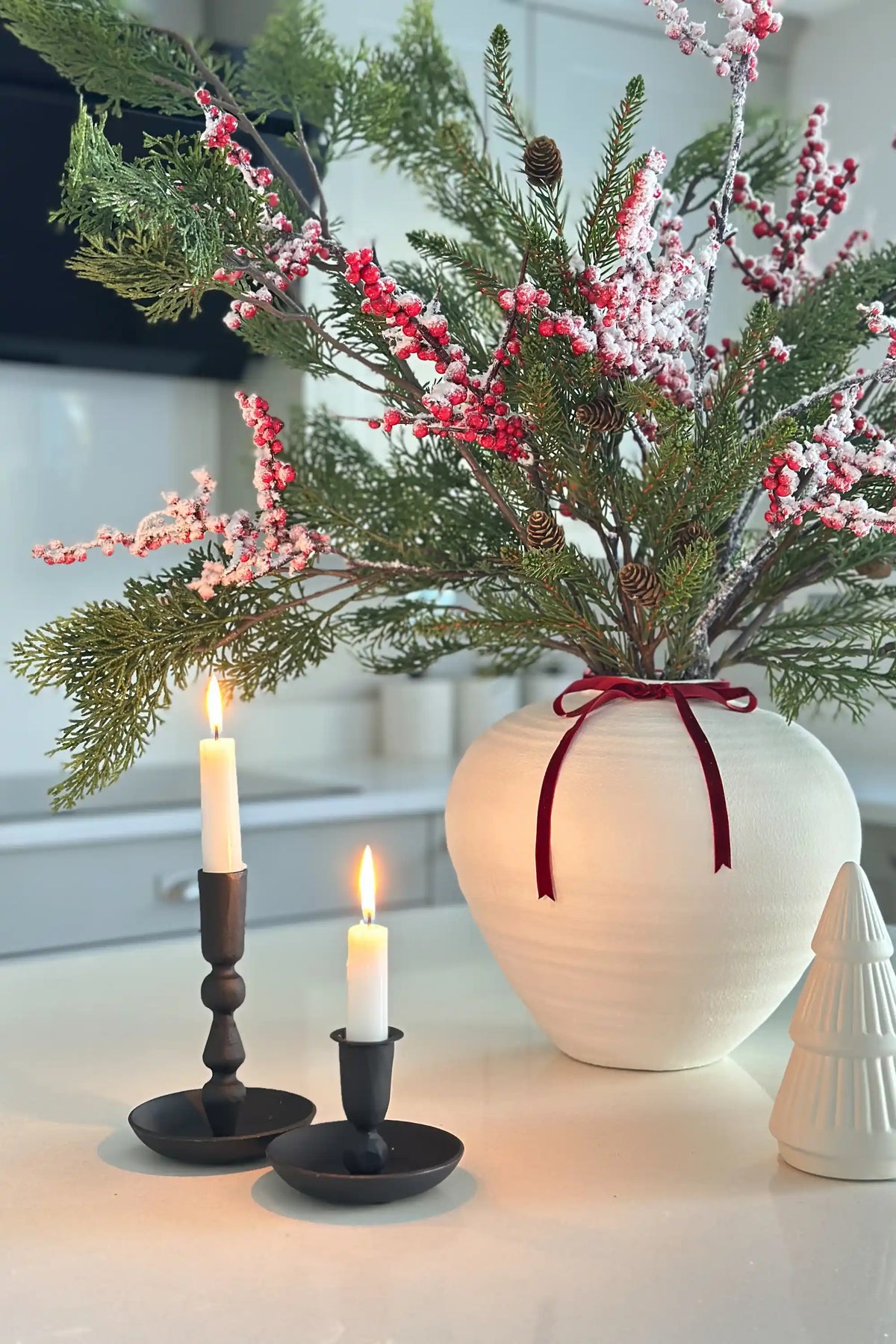 Black Candlestick Holder