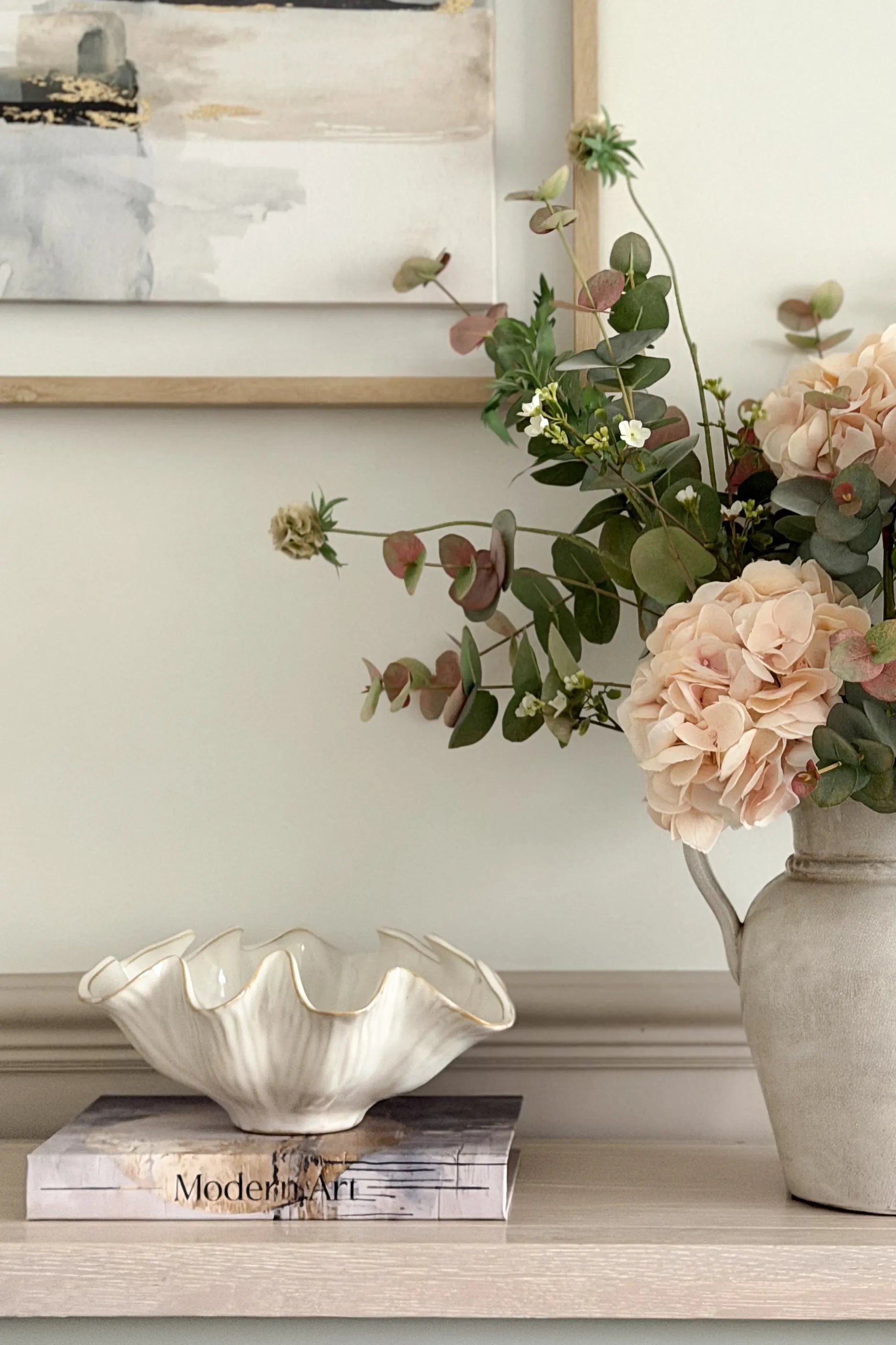 Ruffle Edge Decorative Bowl