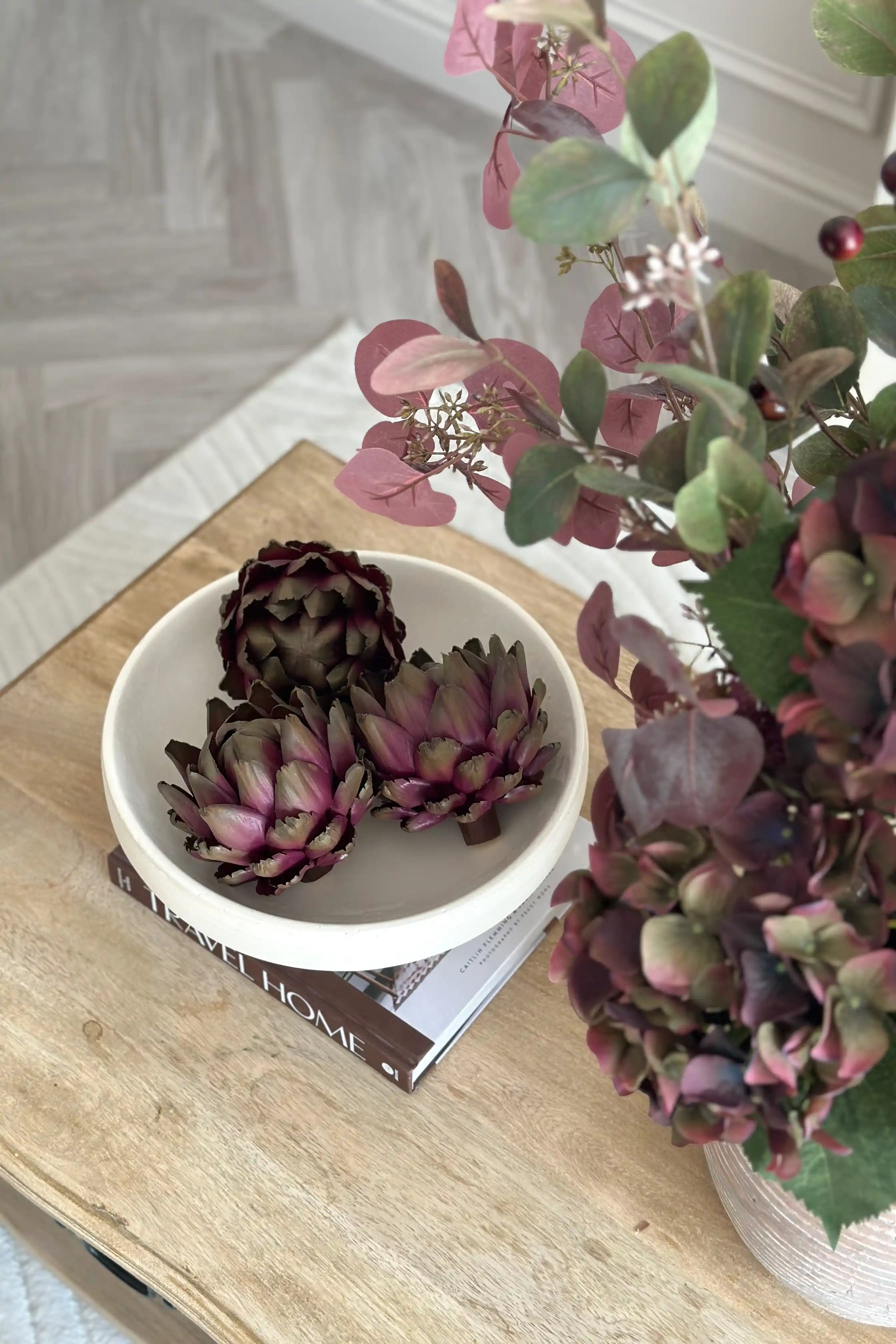 Faux Purple Artichoke