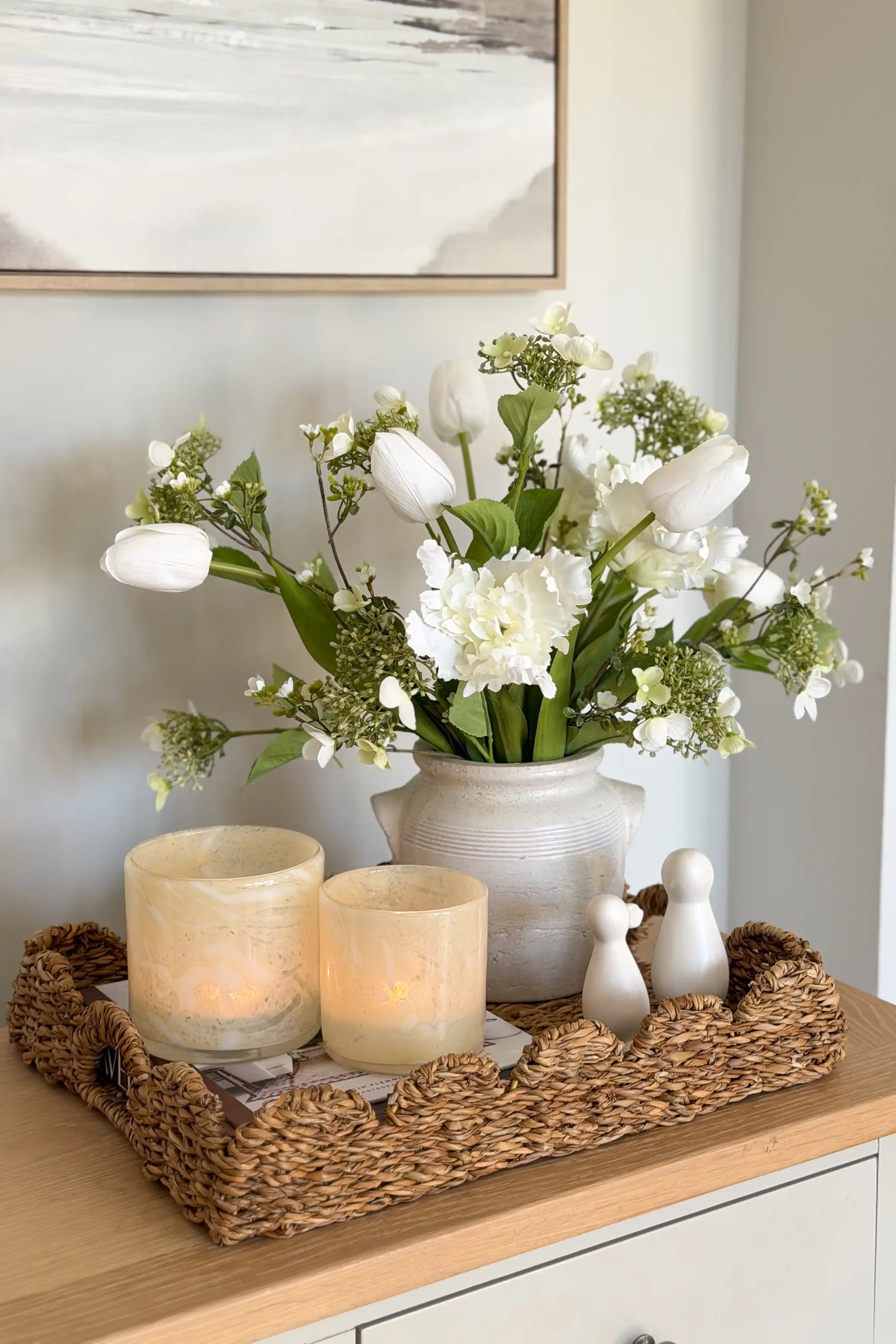 Soft Lemon Glass Candle Holder