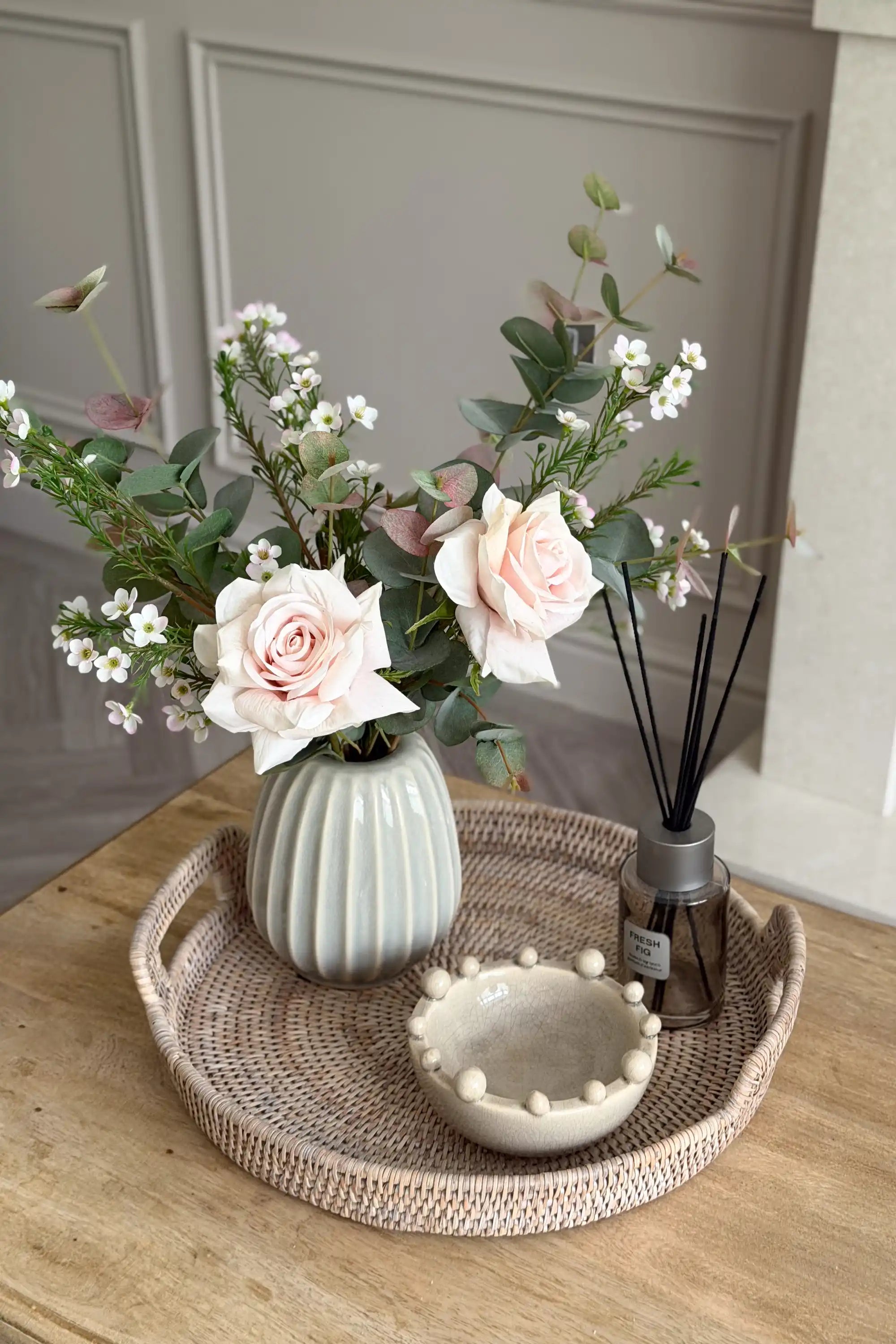 Lucca Blush Rose Tray Styling Set