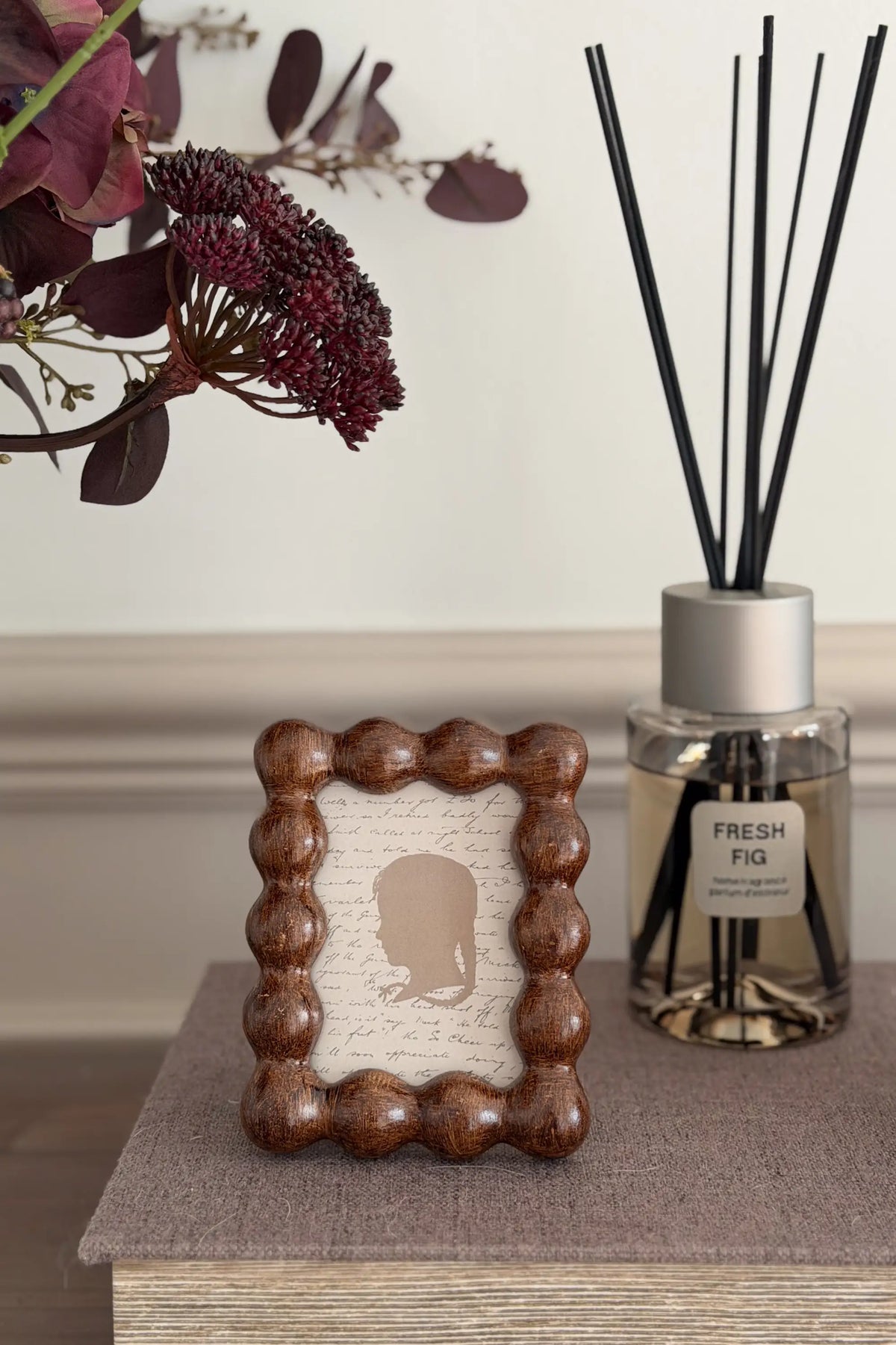 Bobble Wood Effect Mini Photo Frame