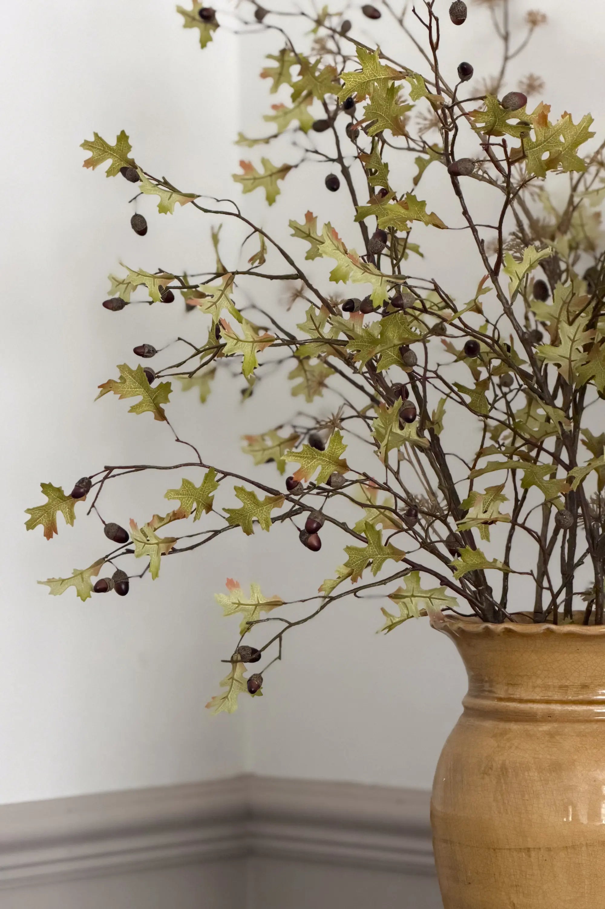 Oak Spray with Acorns