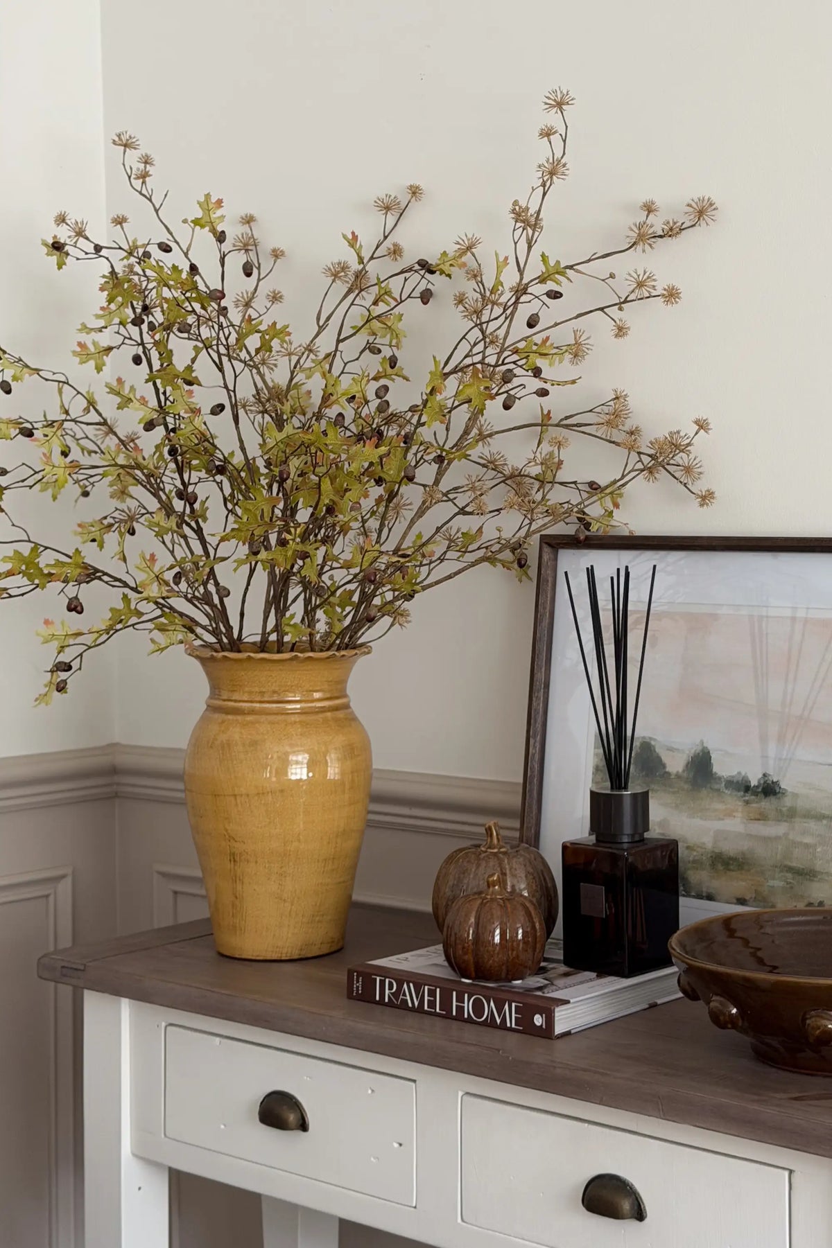 Seville Ochre Vase
