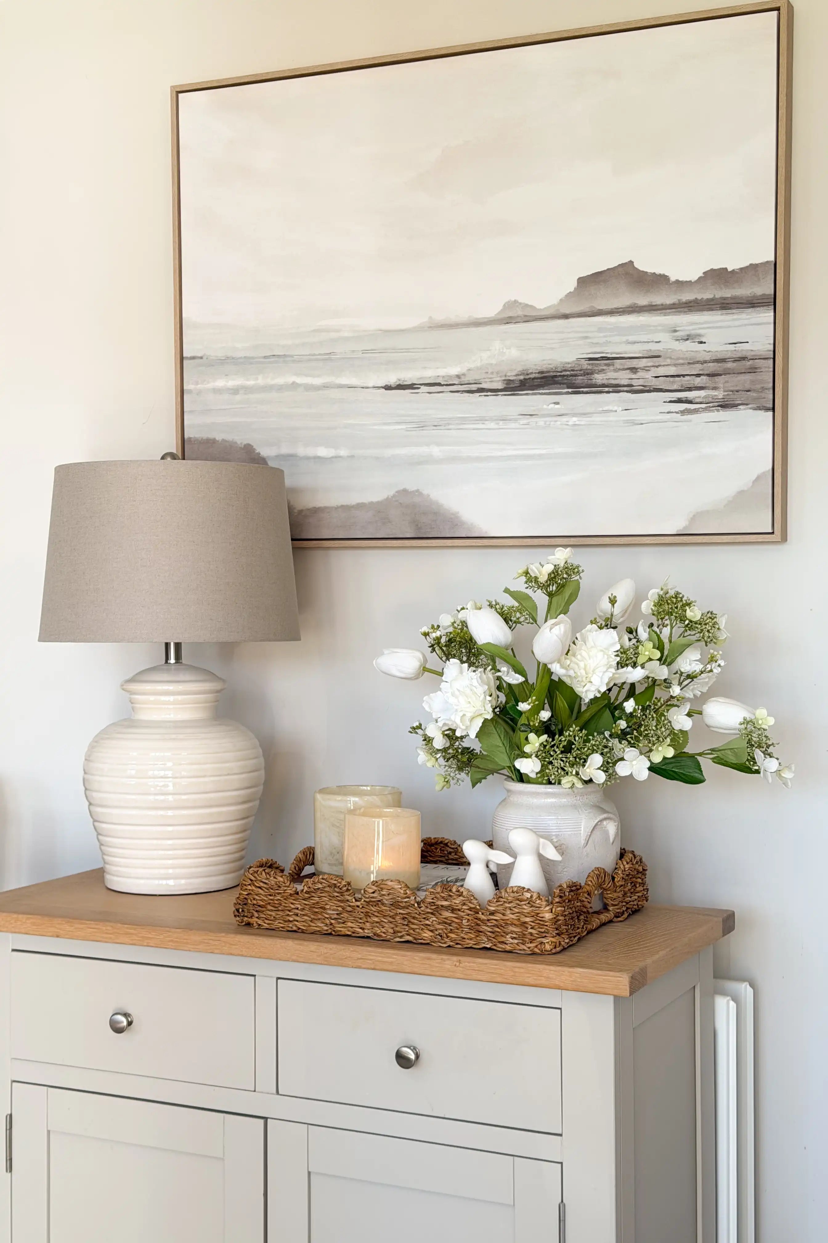 Pella Ceramic Lamp with Shade