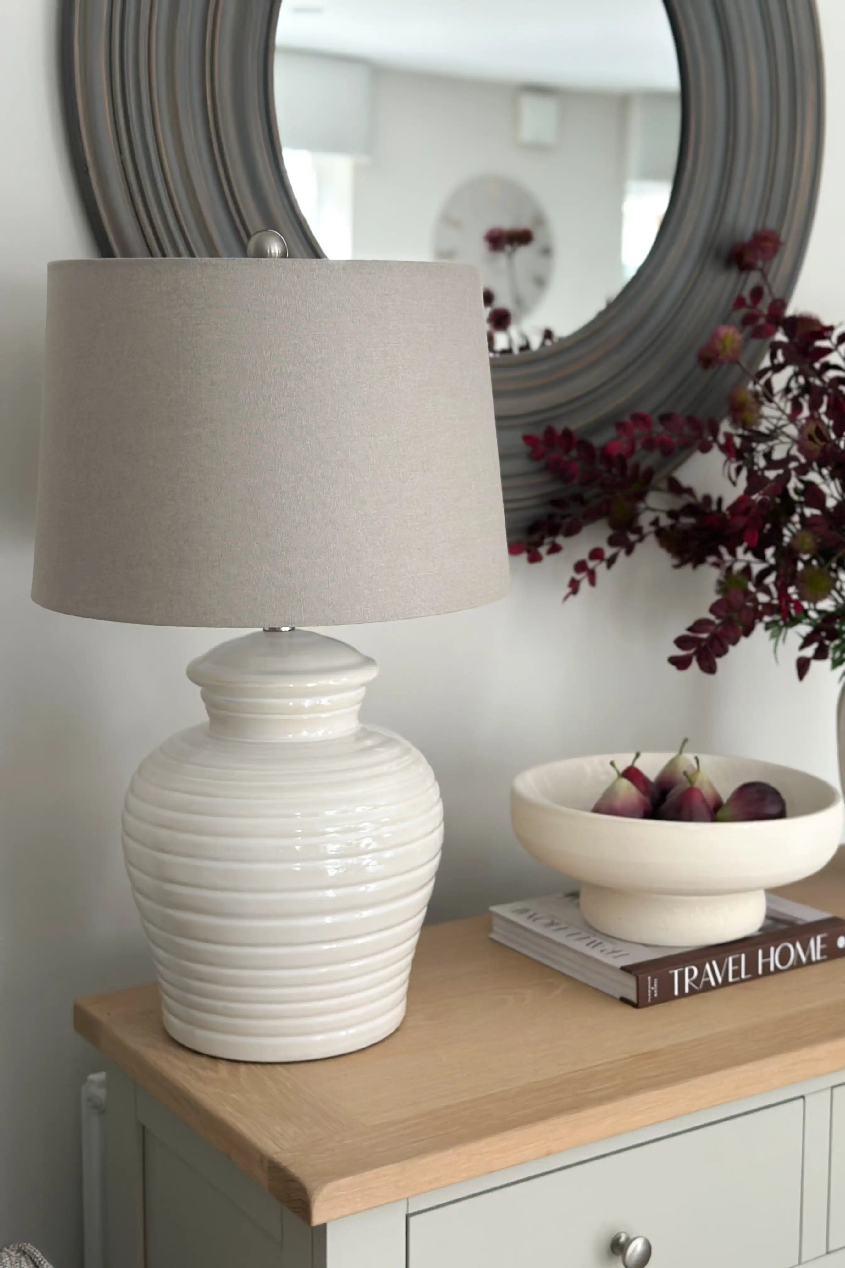 Pella Ceramic Lamp with Shade