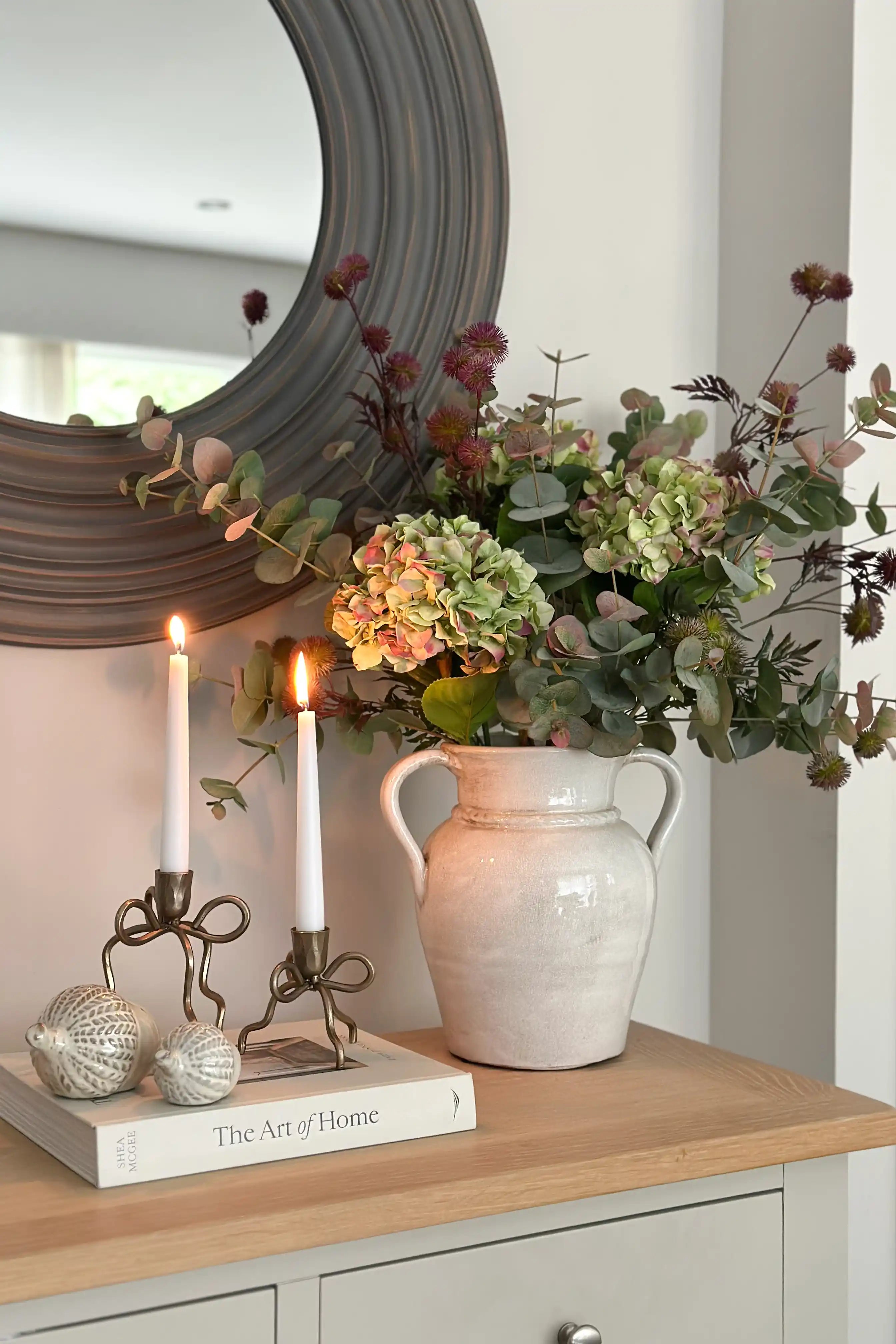 Positano Cream Distressed Vase