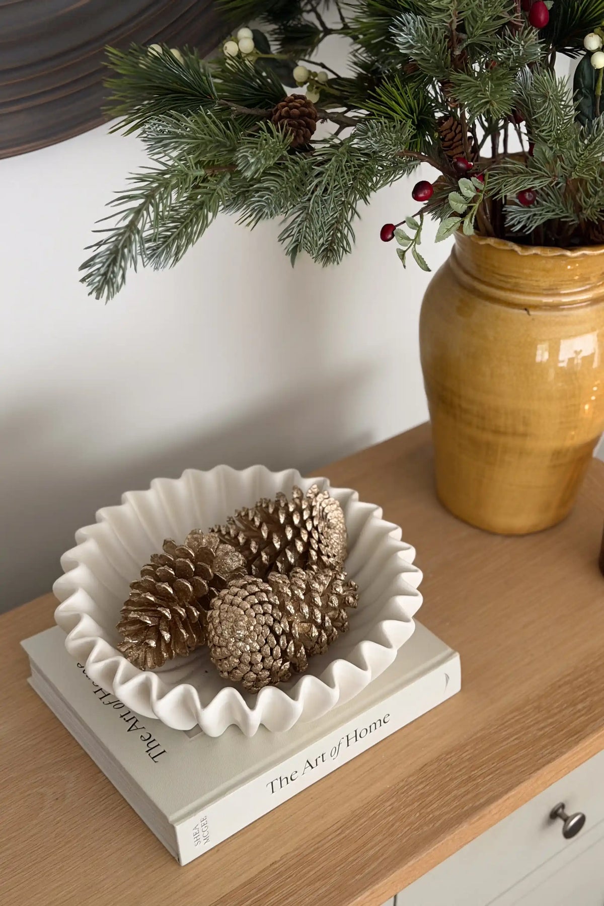 White Pleated Bowl
