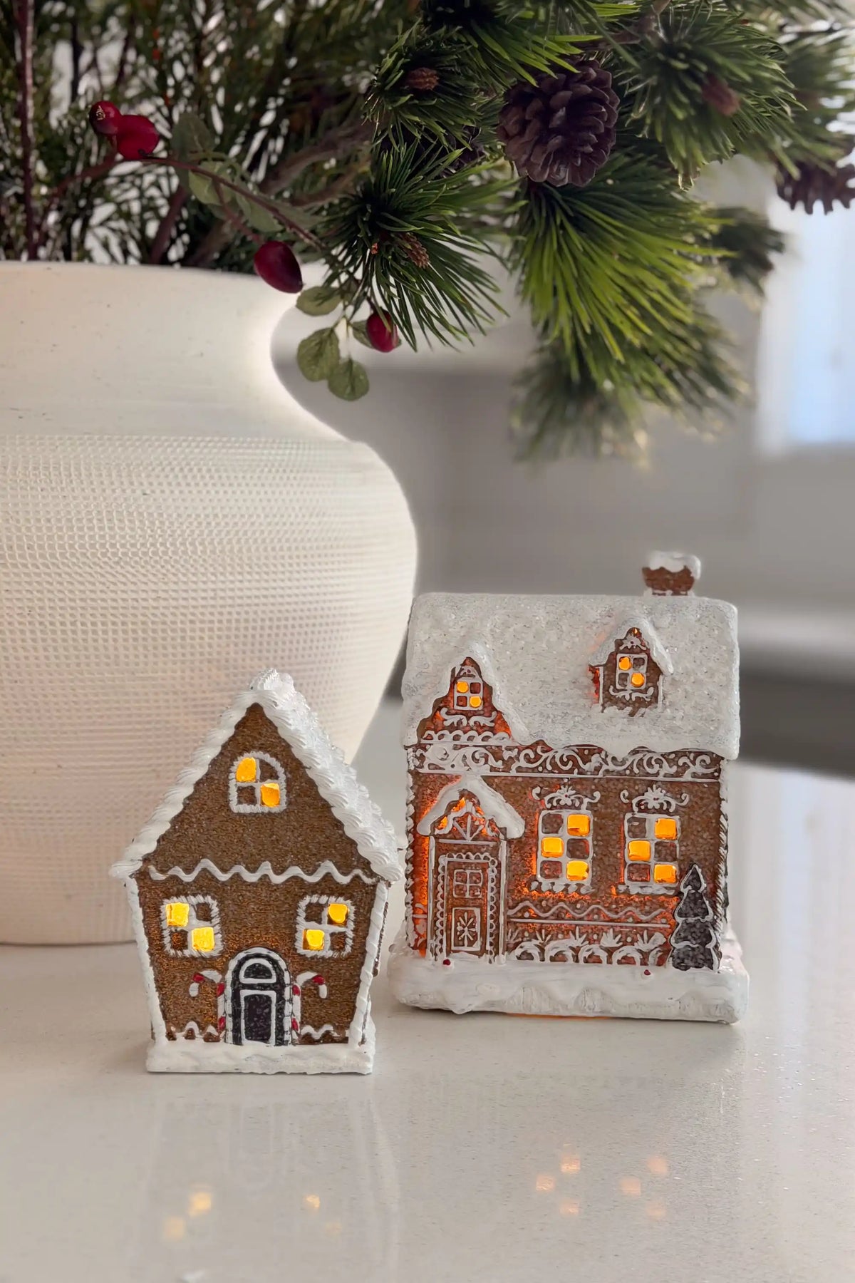 Medium LED Gingerbread House