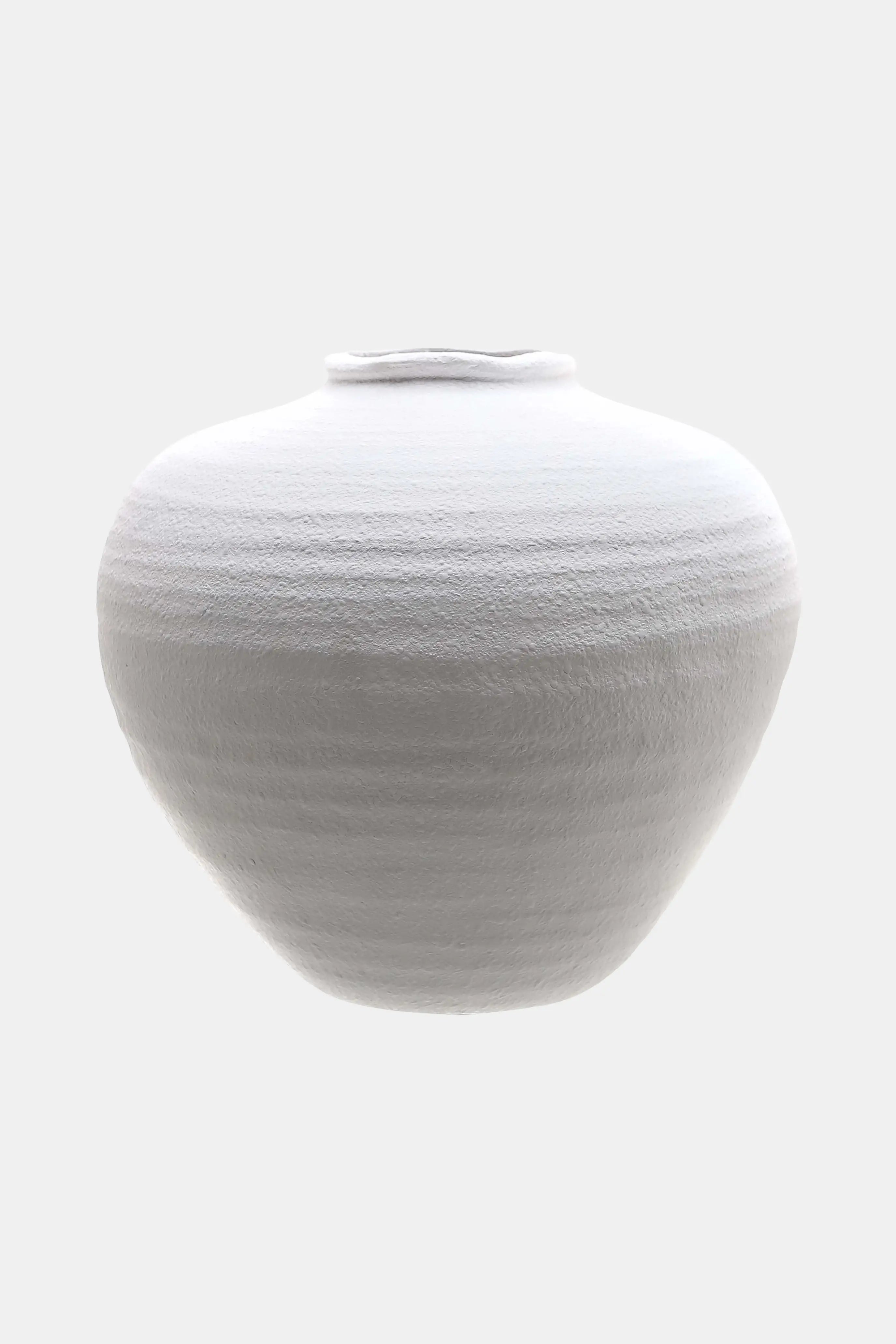 Athens White Vase
