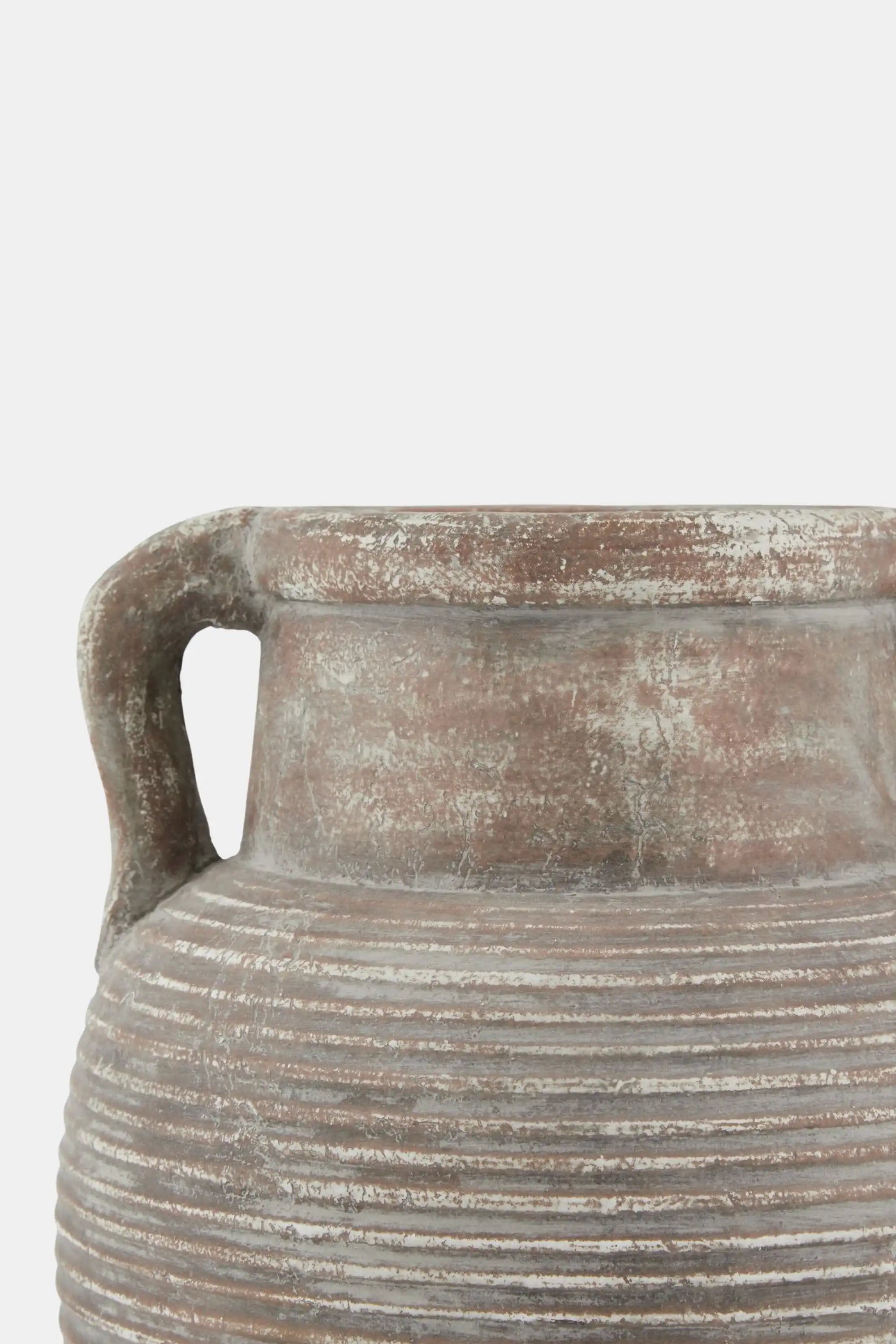 Amalfi Ribbed Rustic Vase