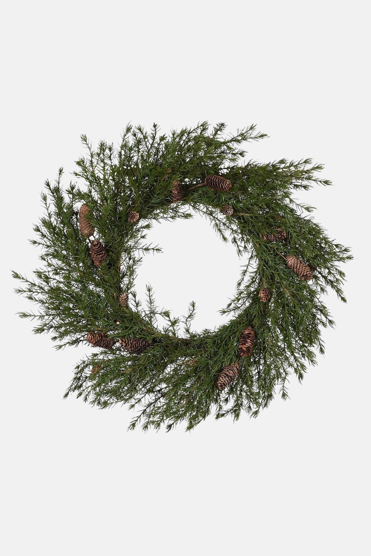 Natural Pinecone Wreath