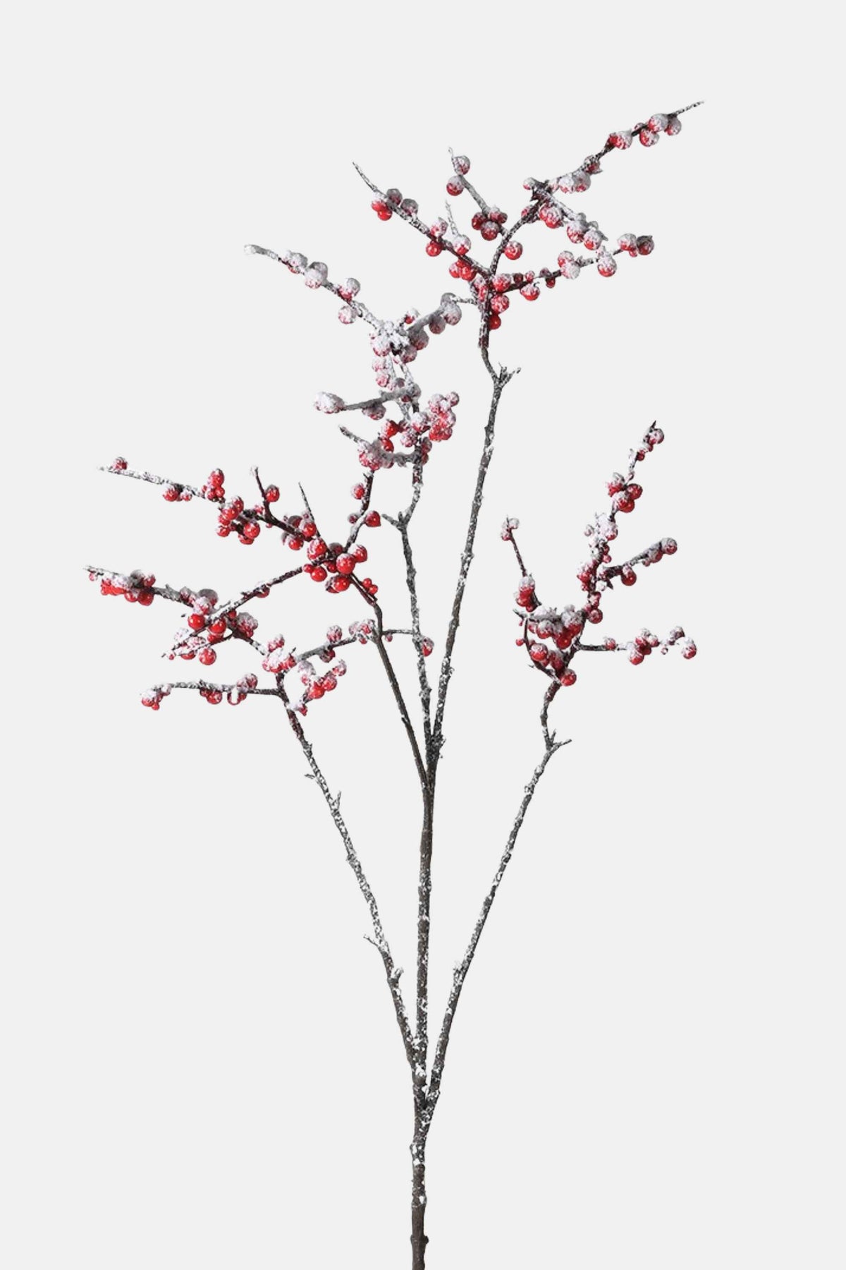 Snowy Red Berry Spray