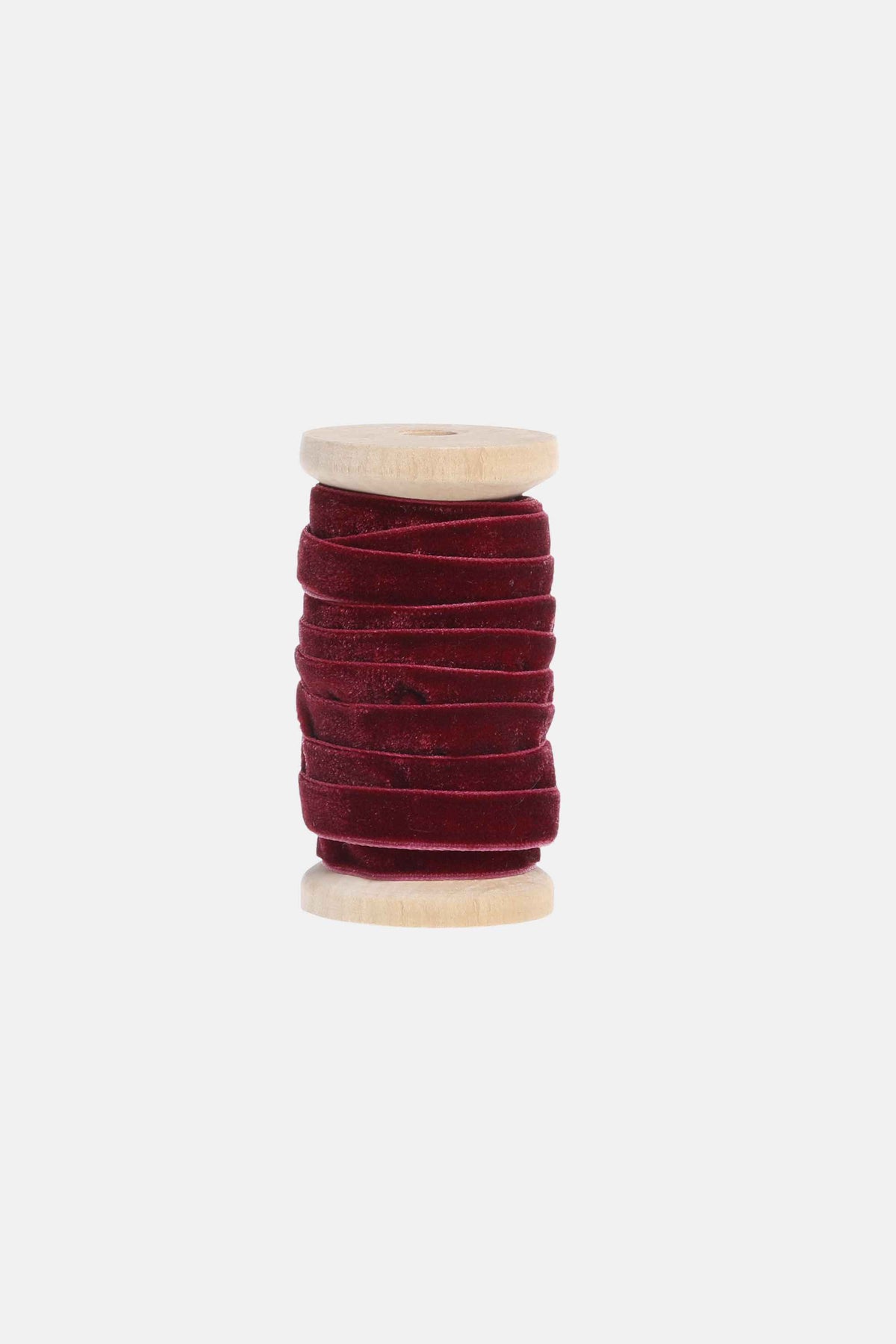 Velvet Ribbon on Wooden Stool