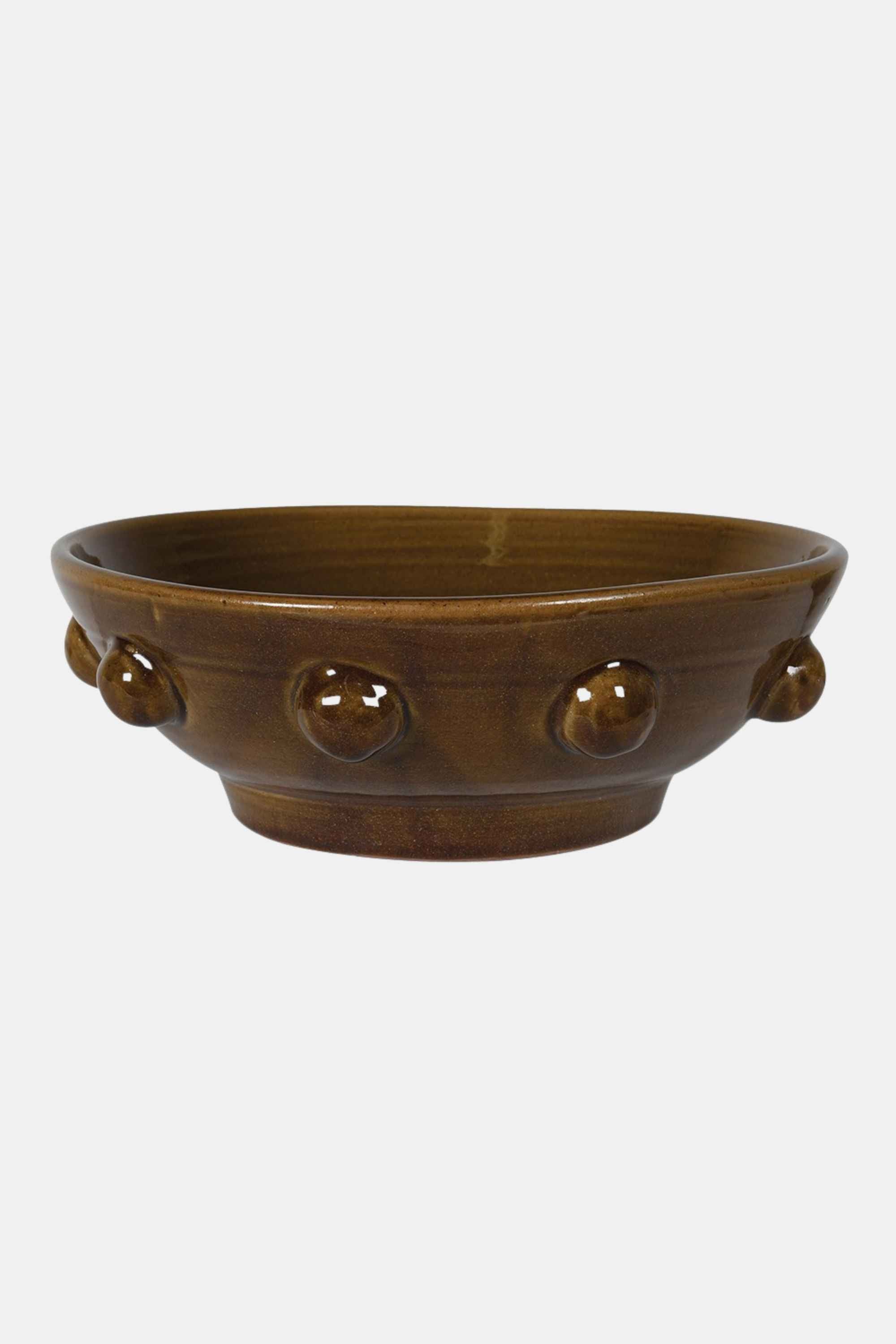 Brown Bubble Decorative Bowl