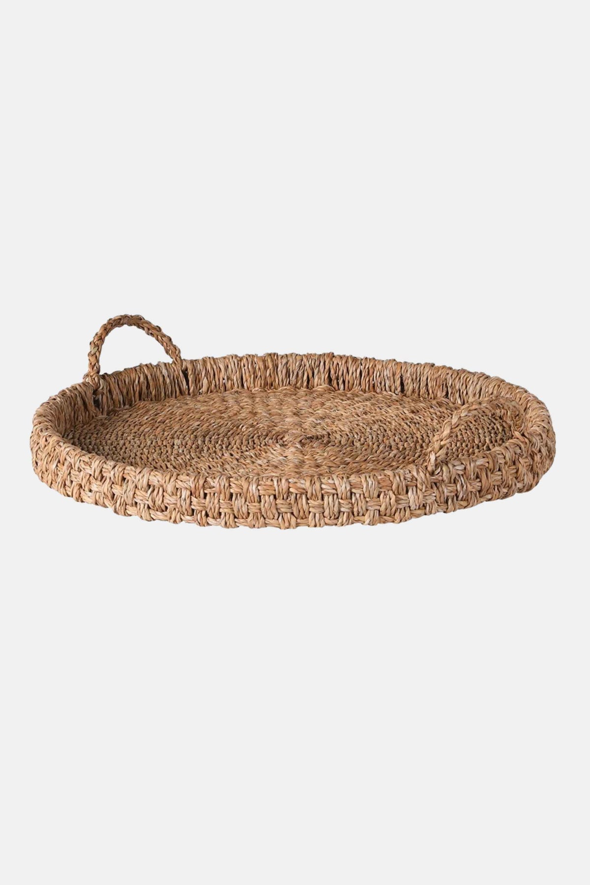 Large Round Seagrass Tray