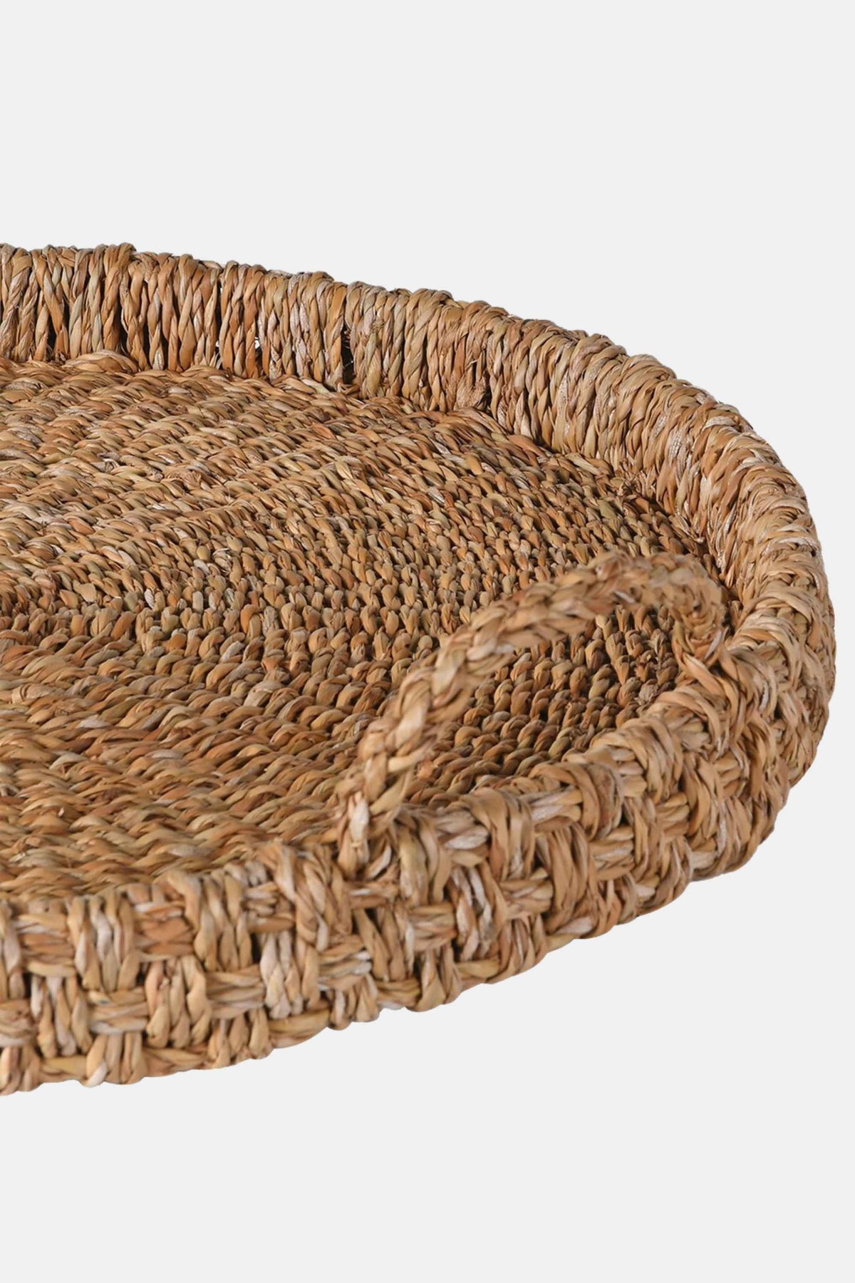 Large Round Seagrass Tray