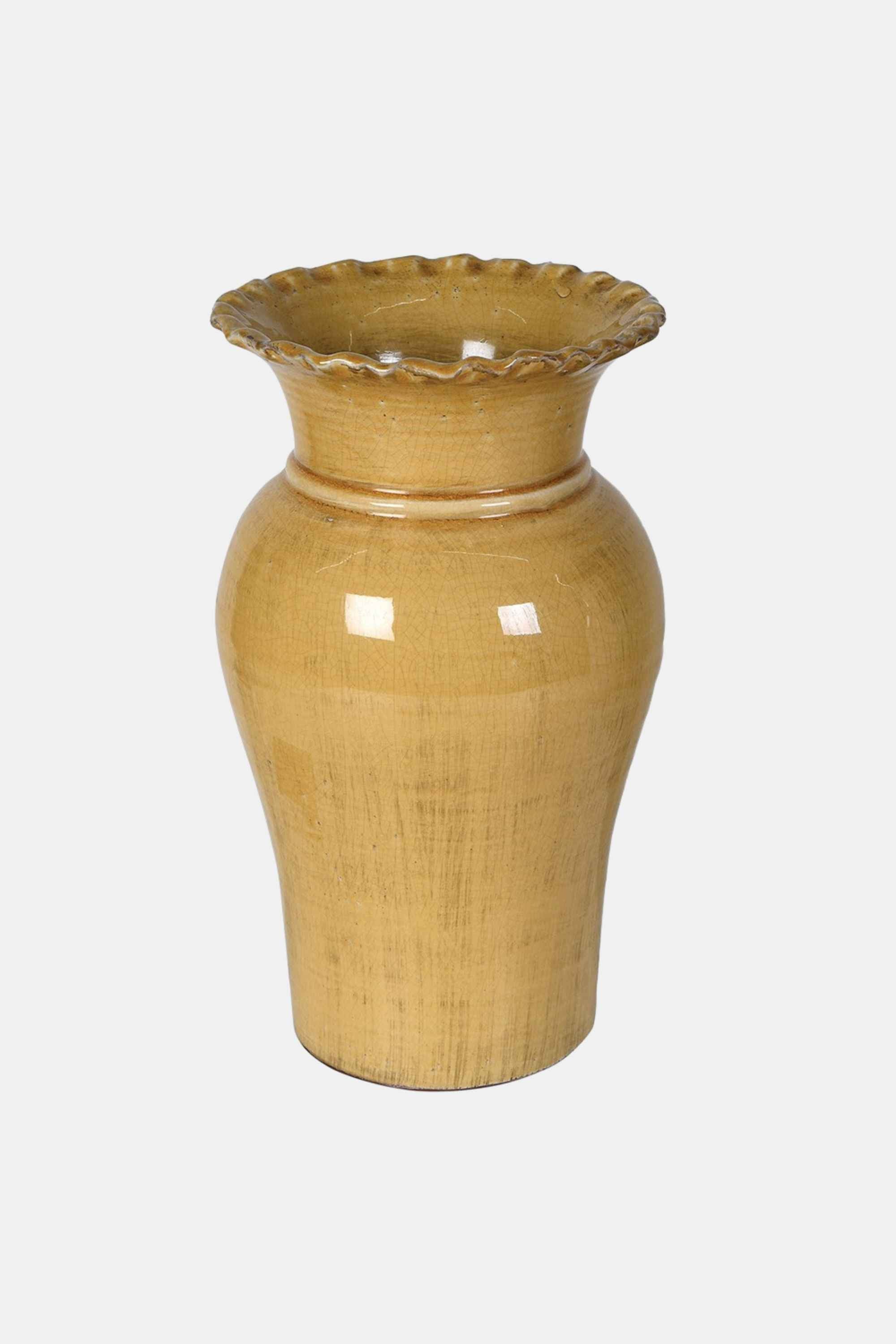 Seville Ochre Vase