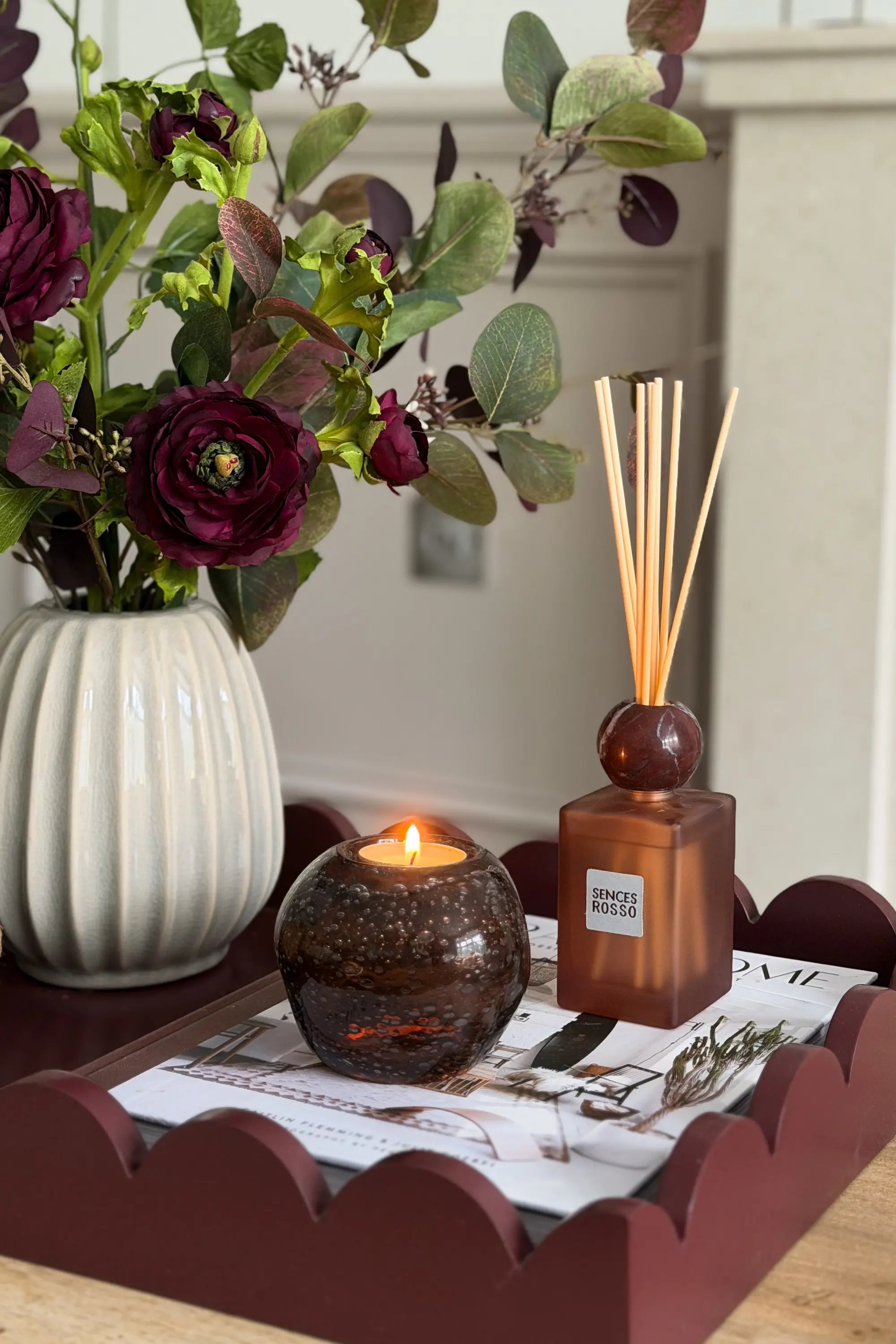 Coco Glass Tealight Holder