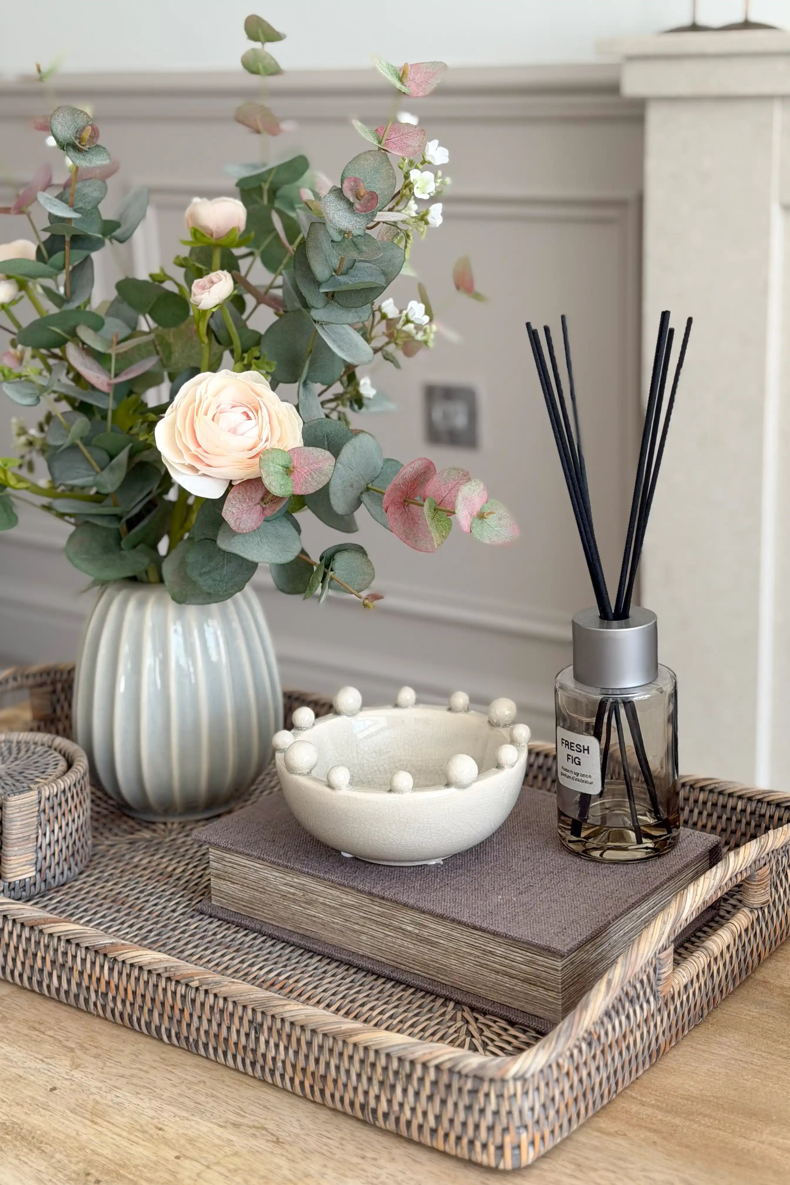 Cream Trinket Bobble Bowl