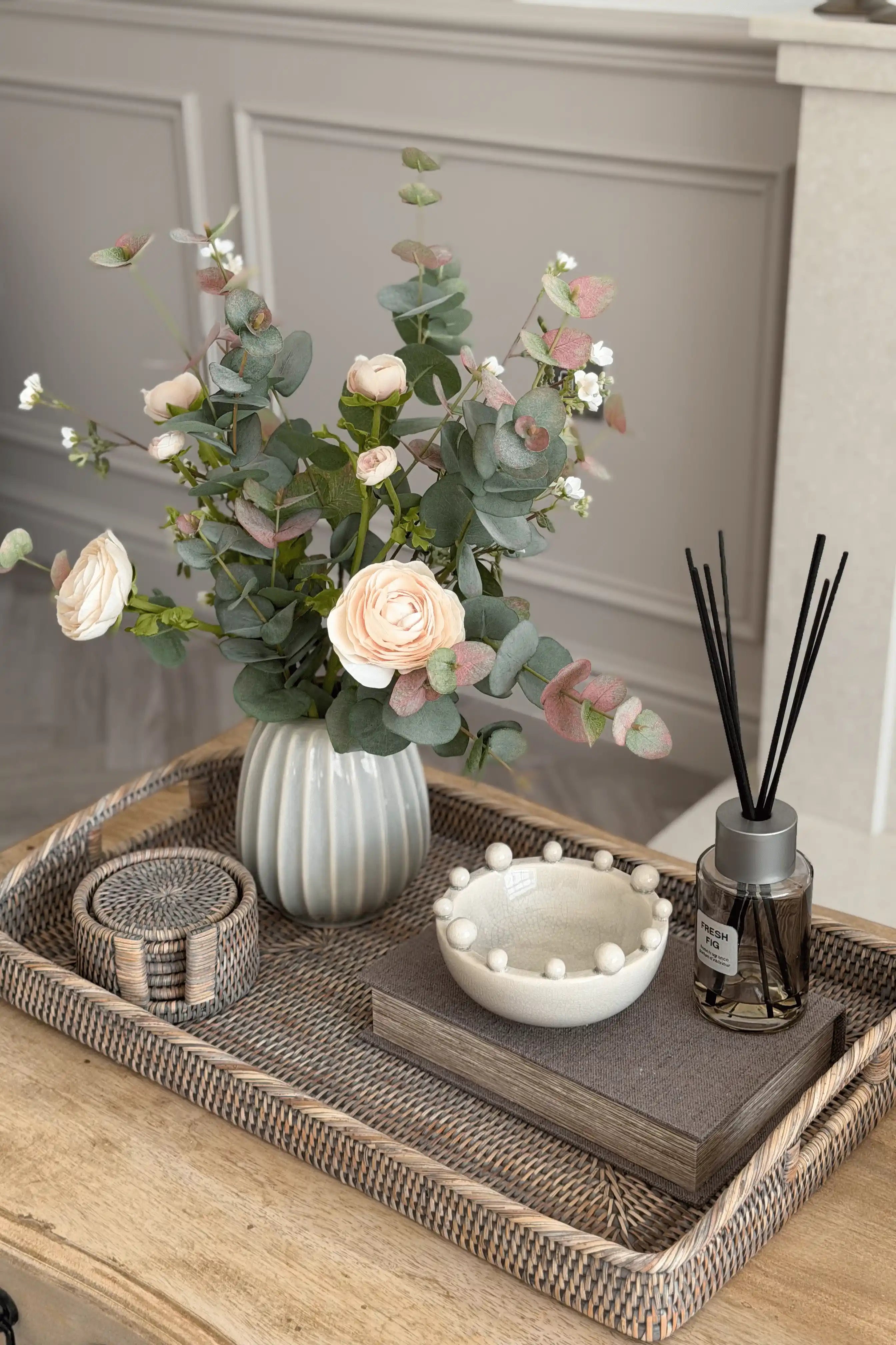 Cream Trinket Bobble Bowl
