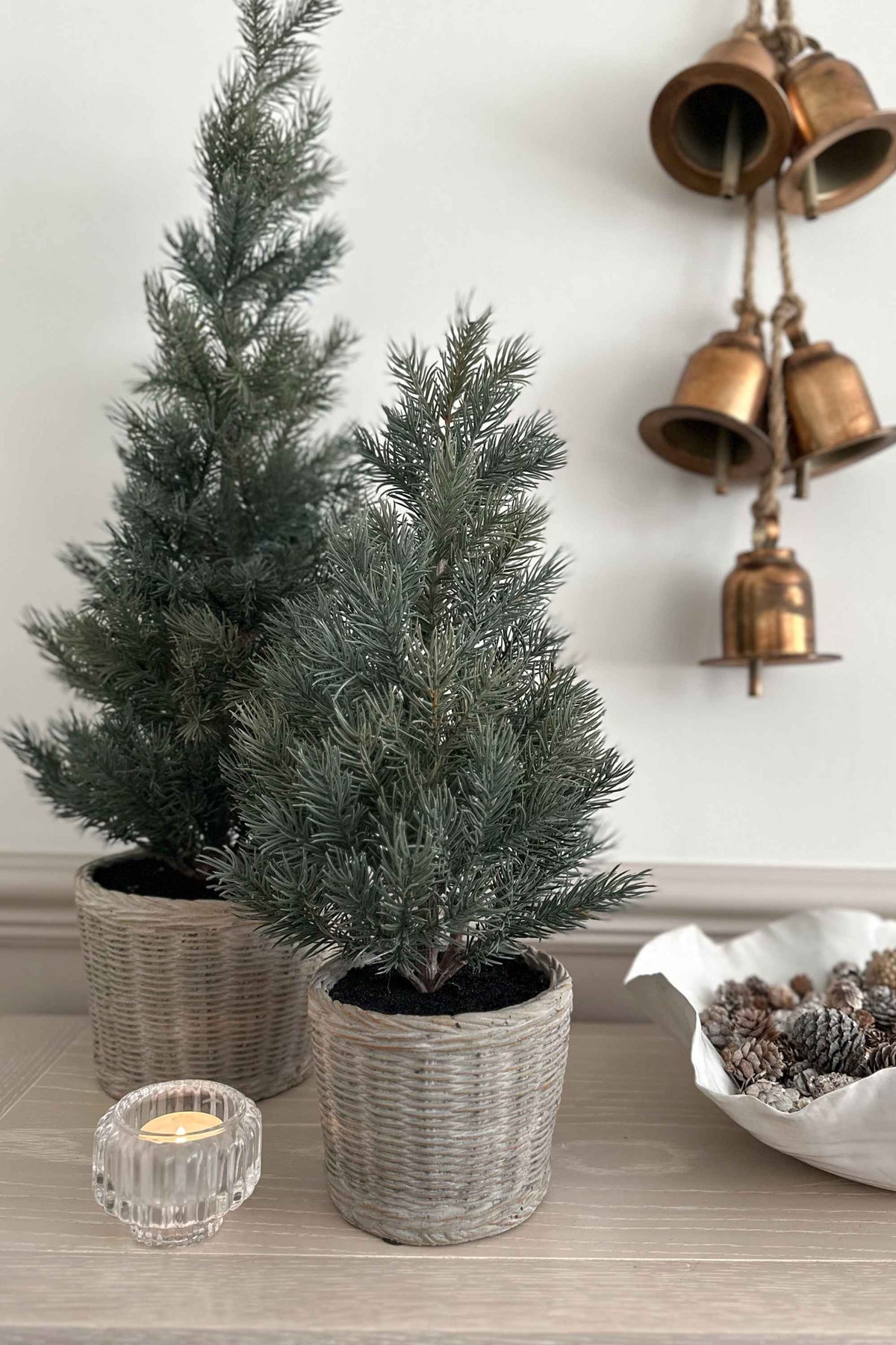 Faux Pine Christmas Tree in Pot