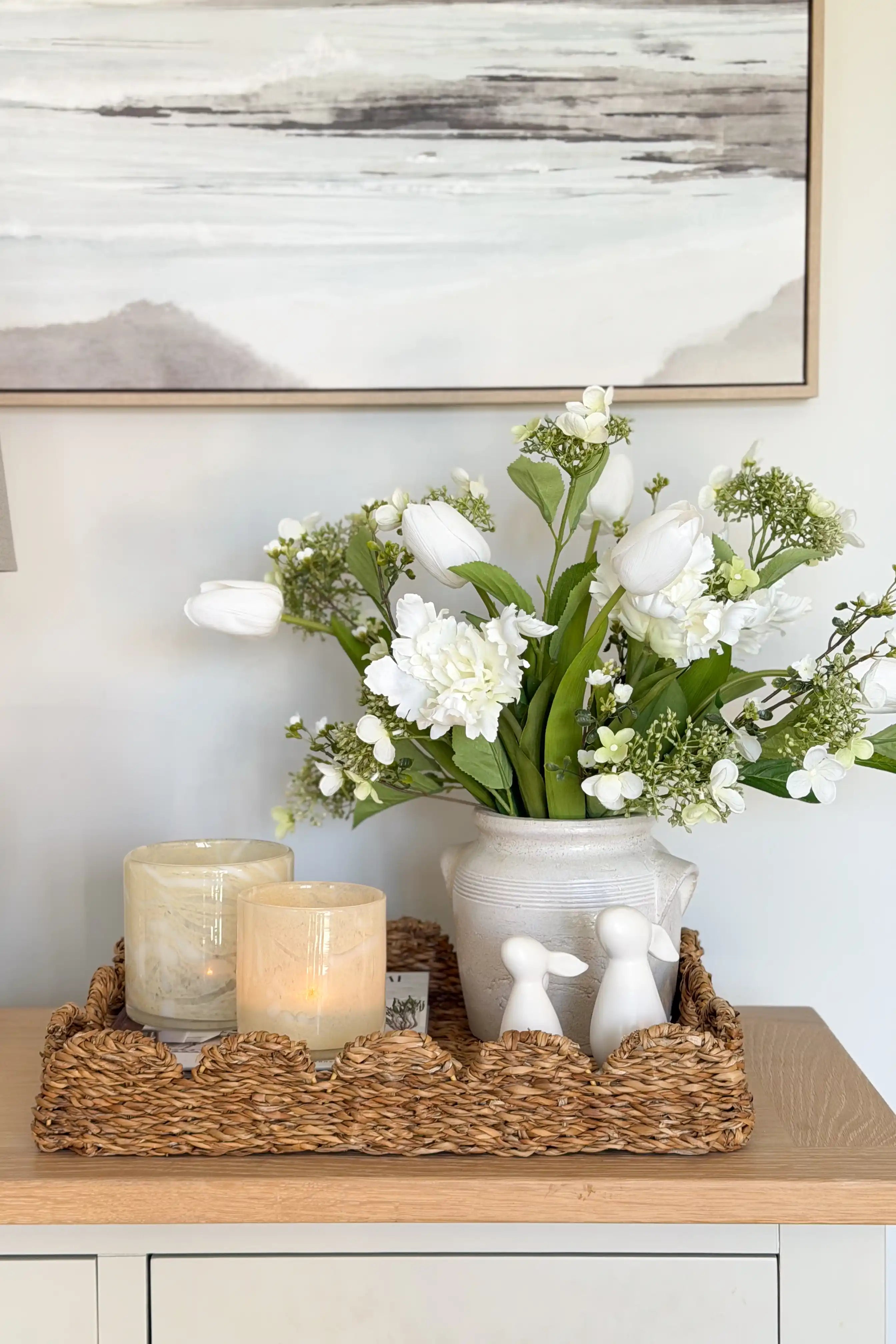 Soft Lemon Glass Candle Holder