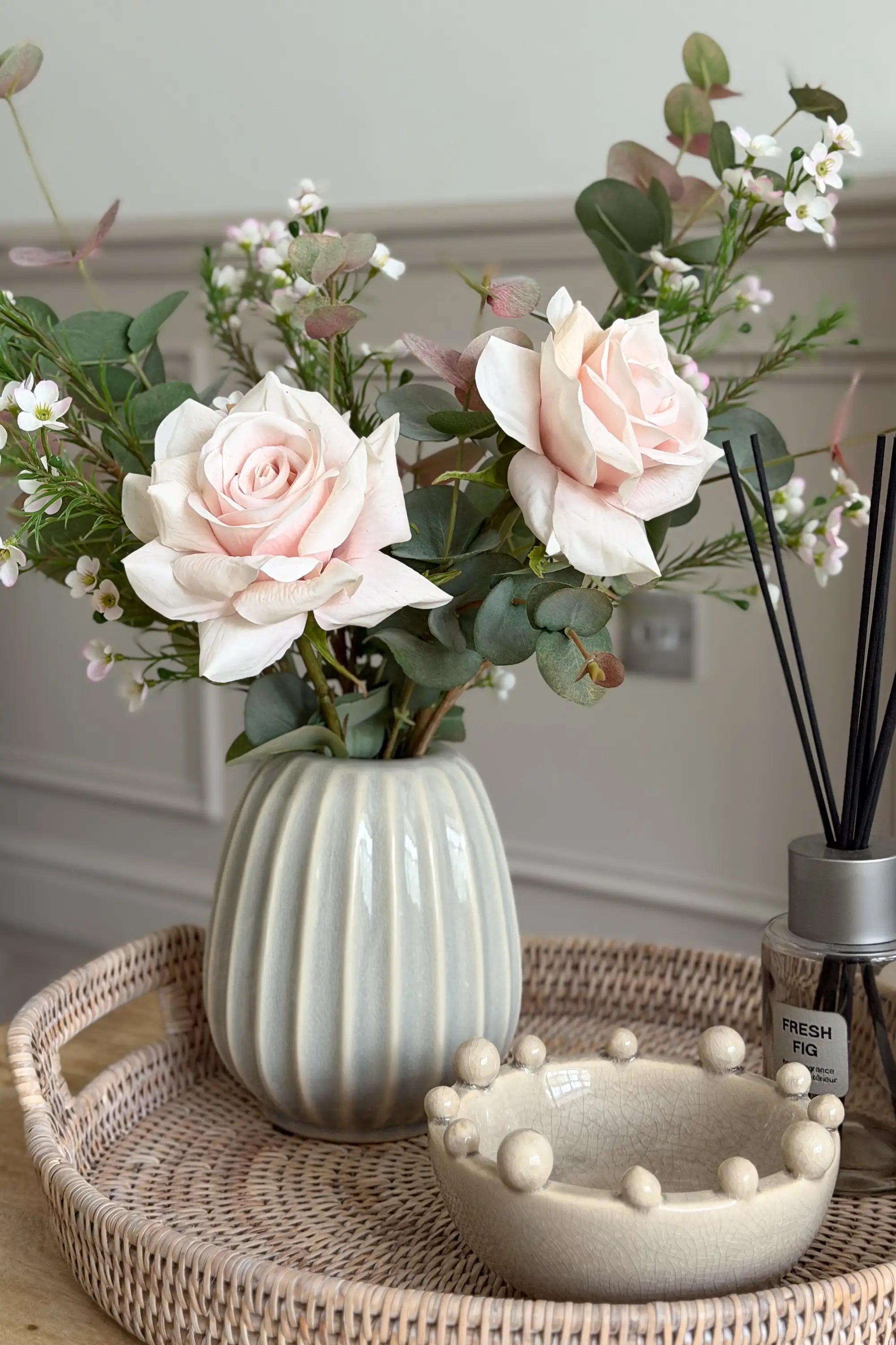 Lucca Blush Rose Tray Styling Set