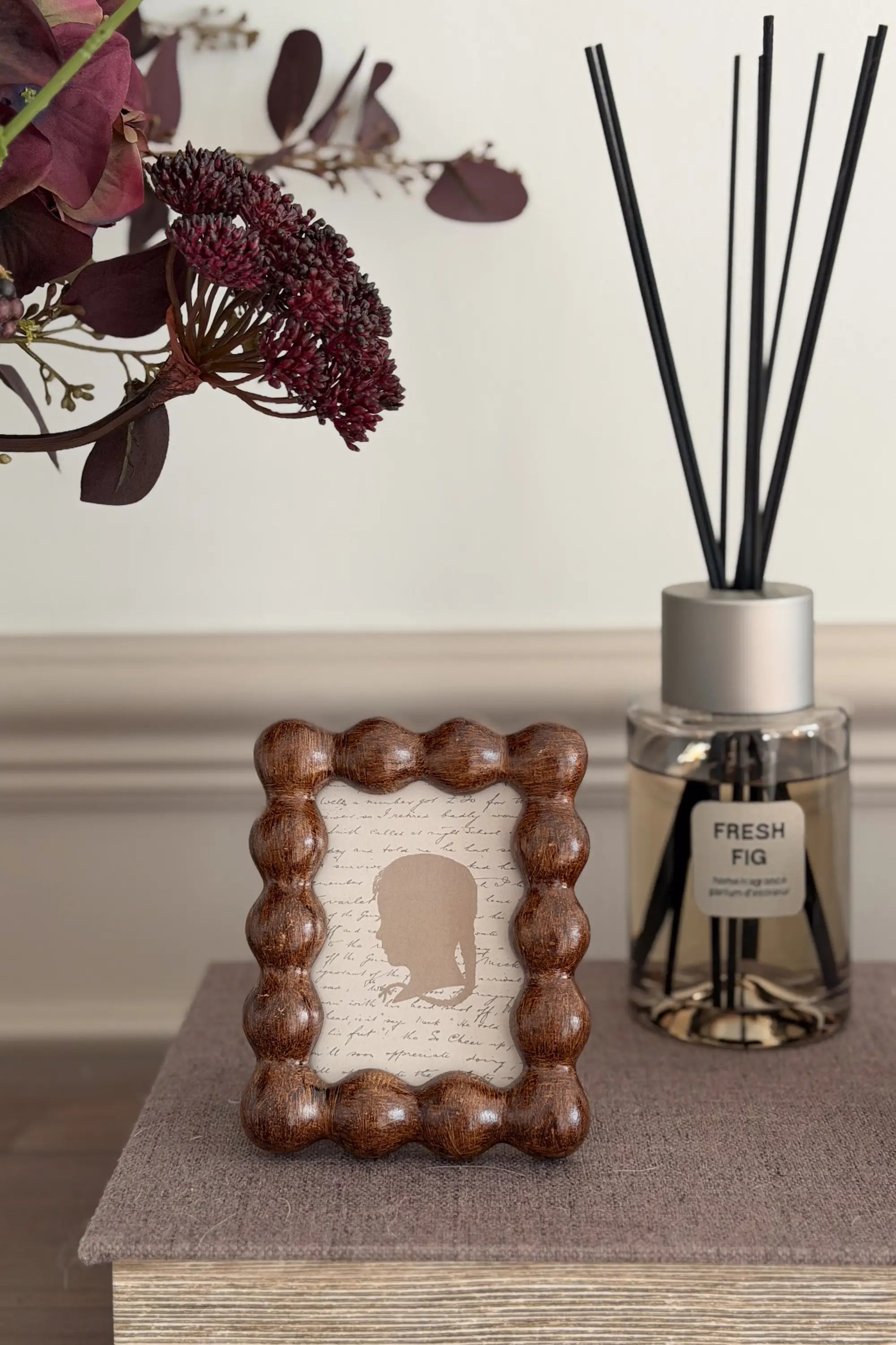 Bobble Wood Effect Mini Photo Frame