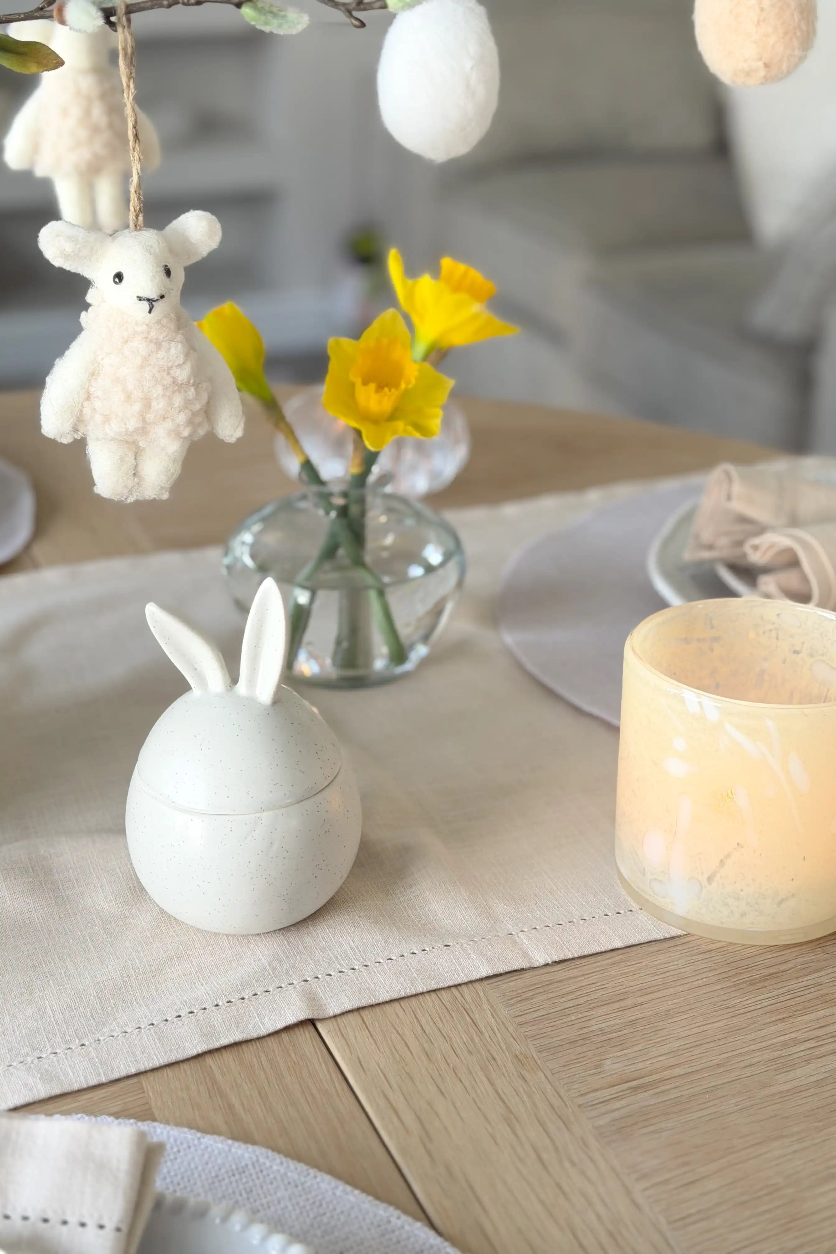 Speckled Bunny Pot
