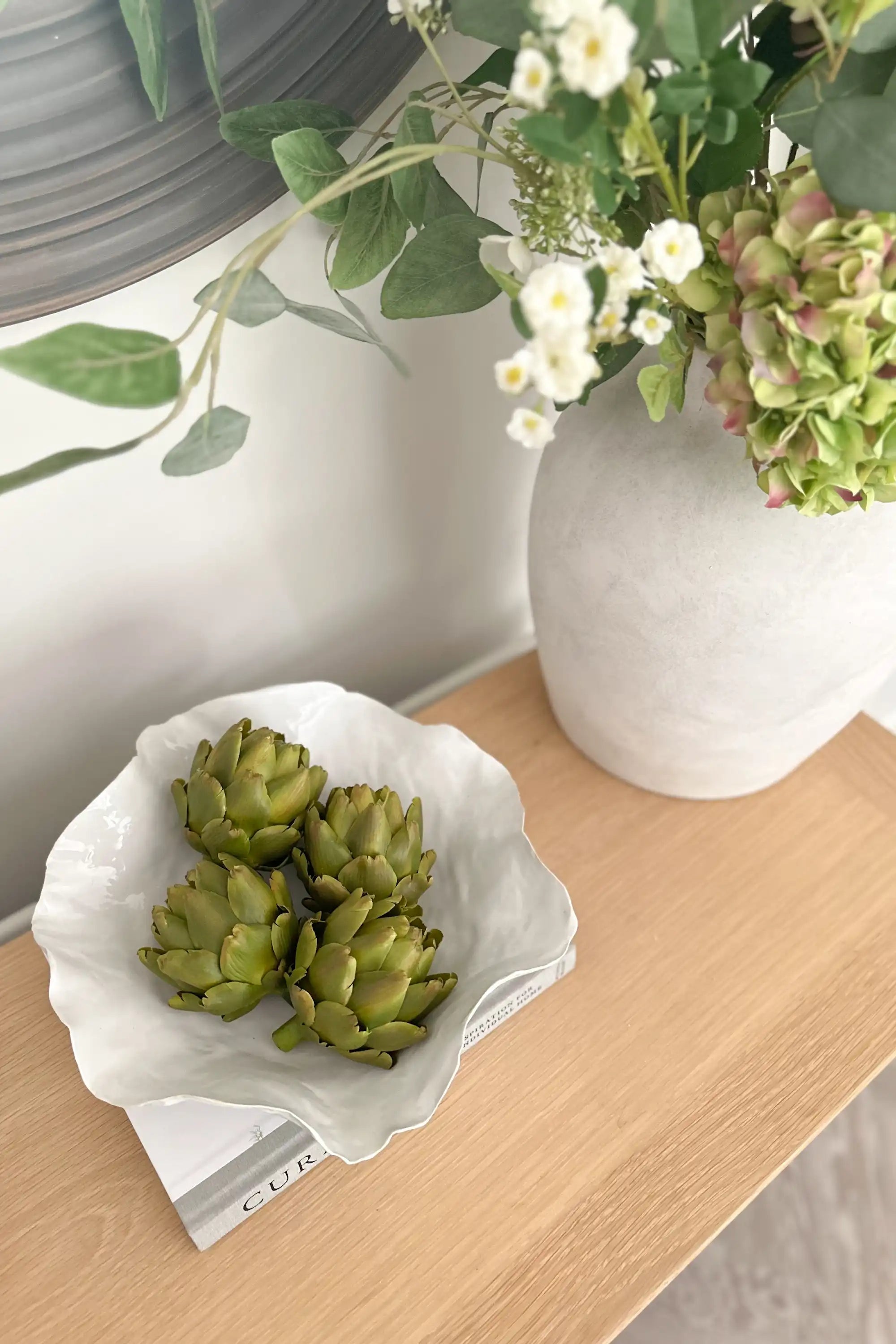 White Wave Bowl & Artichokes Bundle